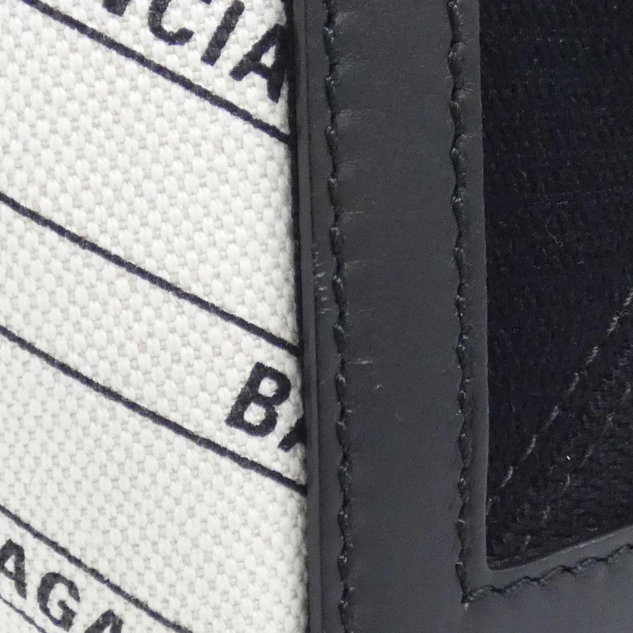 BALENCIAGA 339933 KMZAN Handbag Canvas Navy Canvas - Thumbnail 4