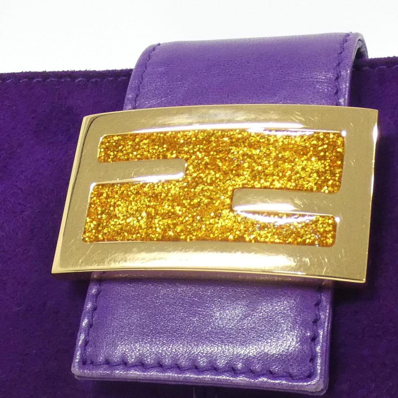 FENDI 26685 Shoulder Bag 紫色 中古品B - 縮圖 4