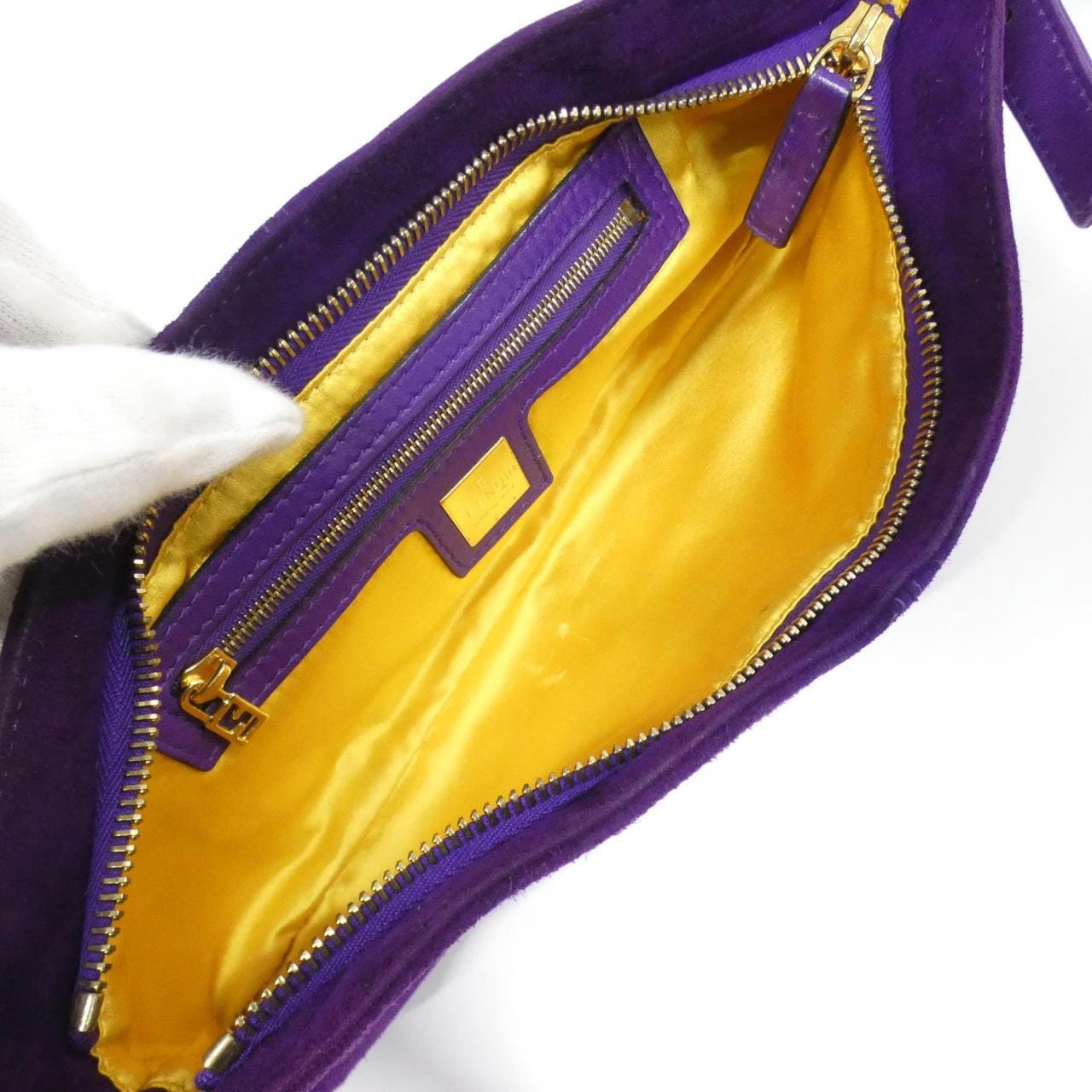 FENDI 26685 Shoulder Bag 紫色 中古品B - 縮圖 9