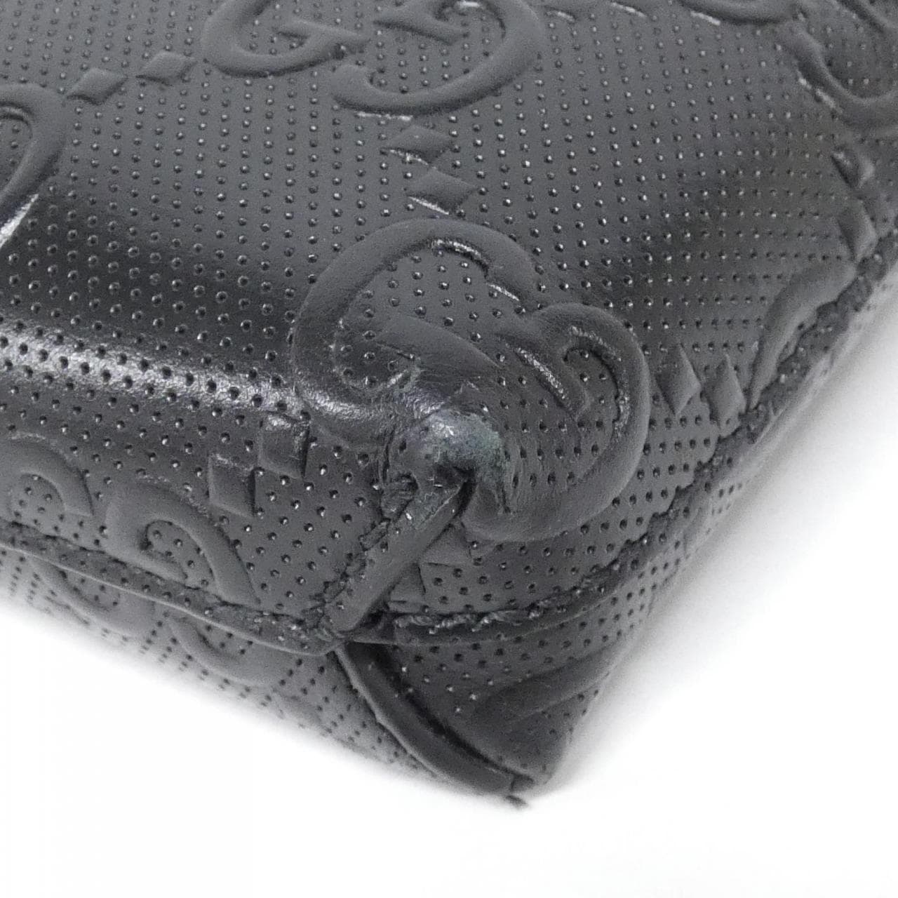 GUCCI 696009 1W3CN Shoulder Leather Black Leather - Thumbnail 2