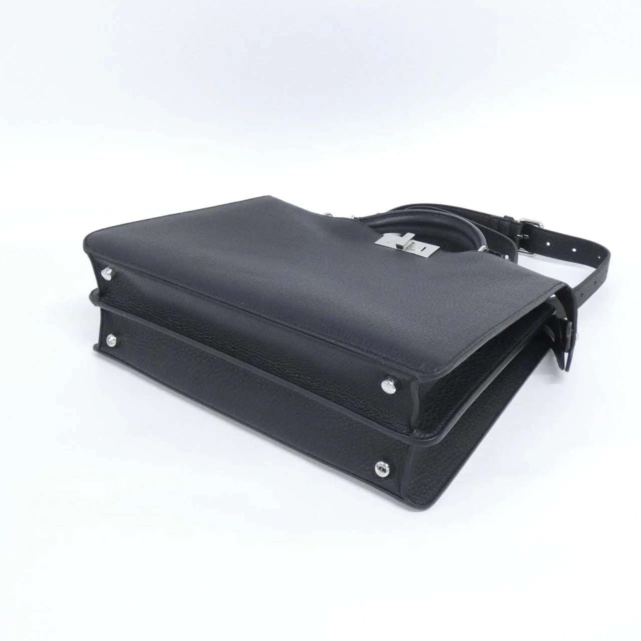 FENDI Peekaboo 7VA529 AFC3 Handbag 黑色 中古品A - 縮圖 3