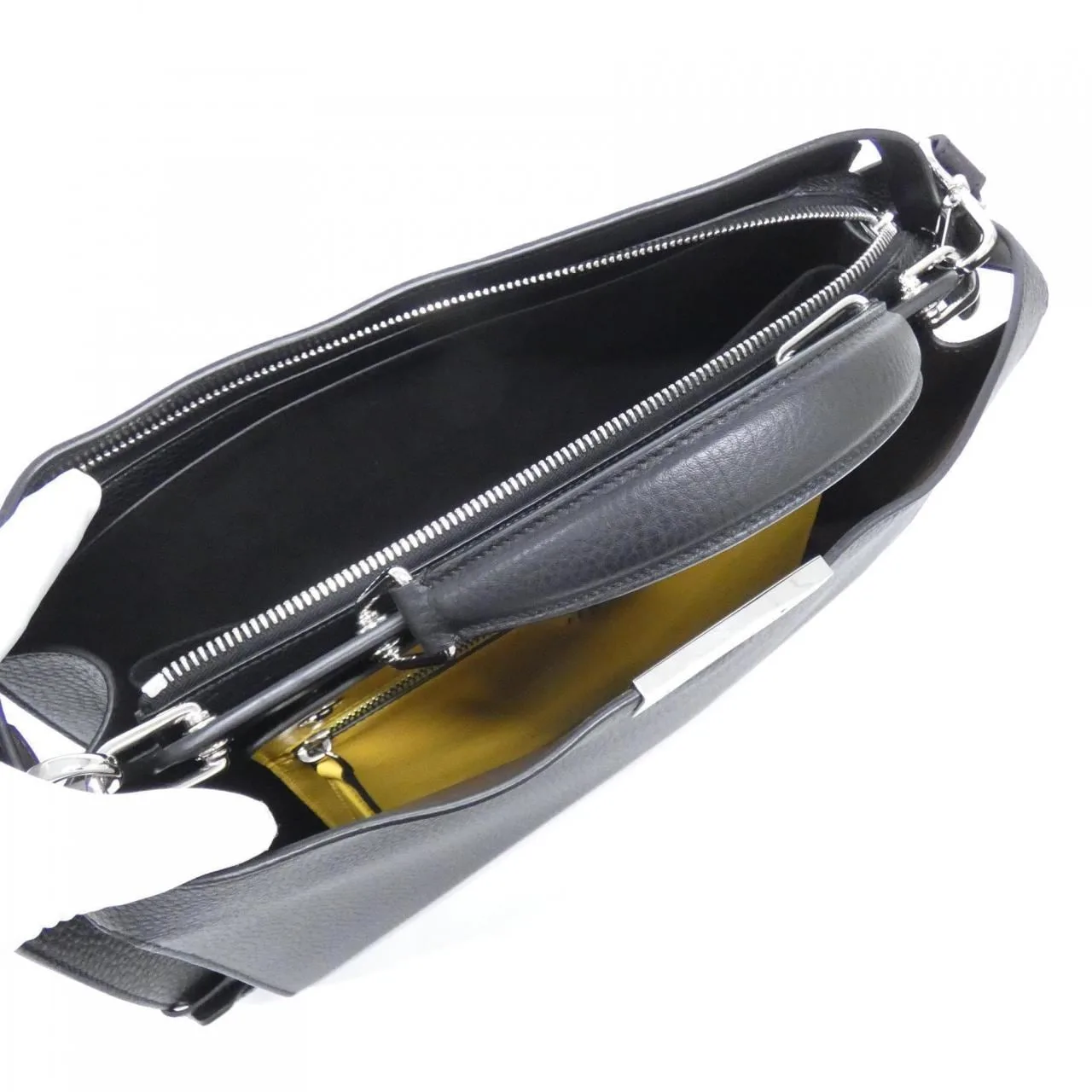 FENDI Peekaboo 7VA529 AFC3 Handbag 黑色 中古品A - 縮圖 7