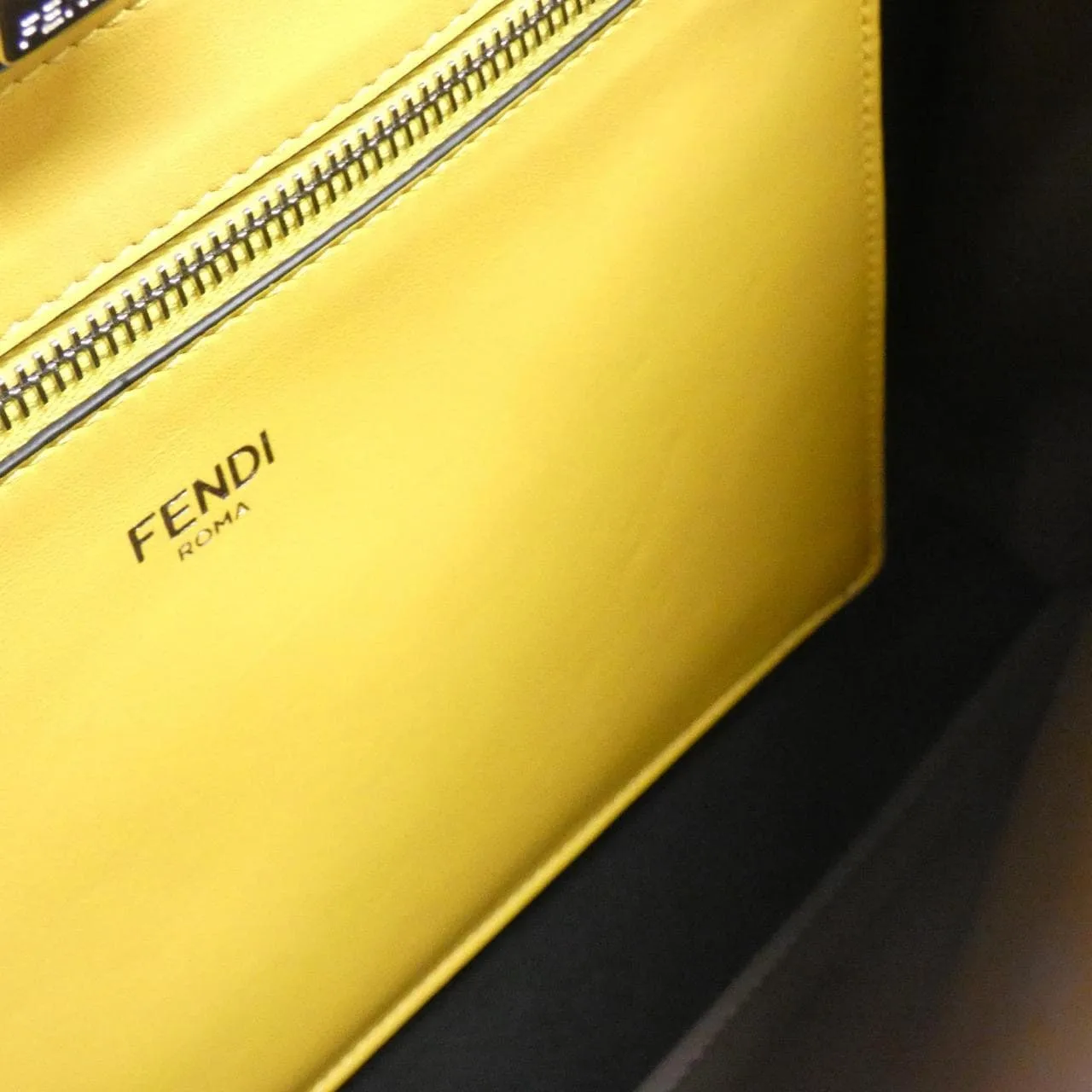 FENDI Peekaboo 7VA529 AFC3 Handbag 黑色 中古品A - 縮圖 8