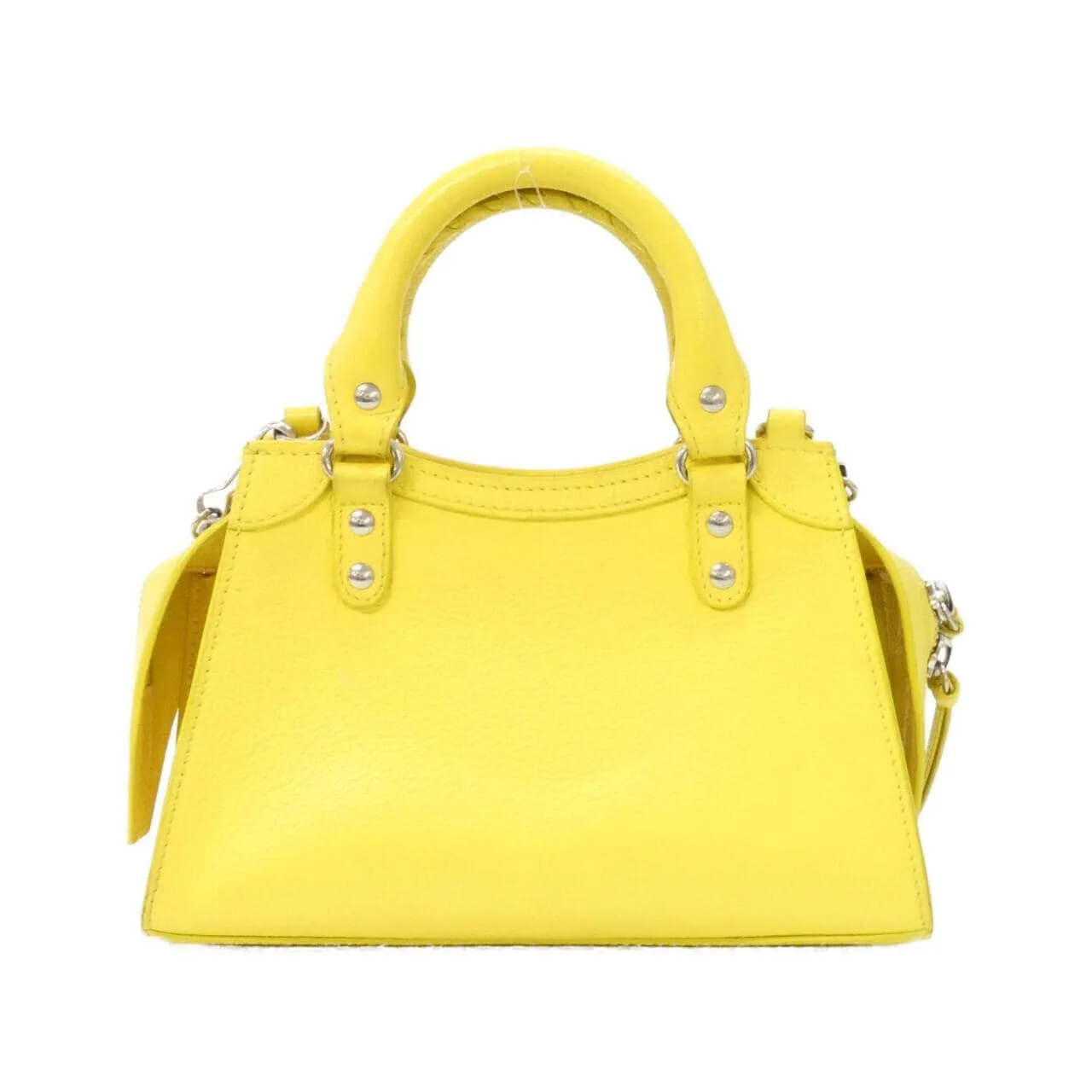 BALENCIAGA Neo Classic 638524 15Y4Y Handbag Black Rank A - Thumbnail 2