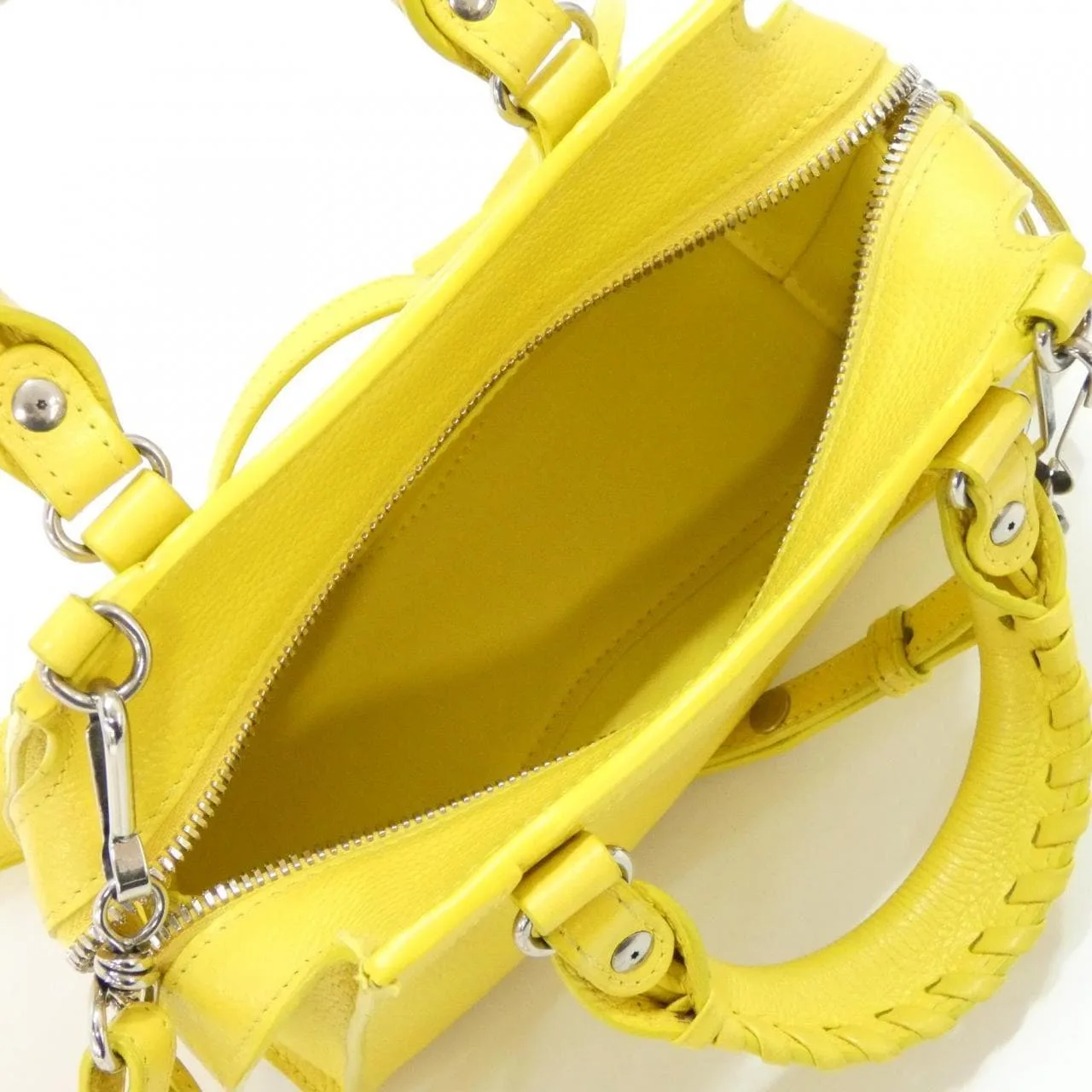 BALENCIAGA Neo Classic 638524 15Y4Y Handbag Black Rank A - Thumbnail 9