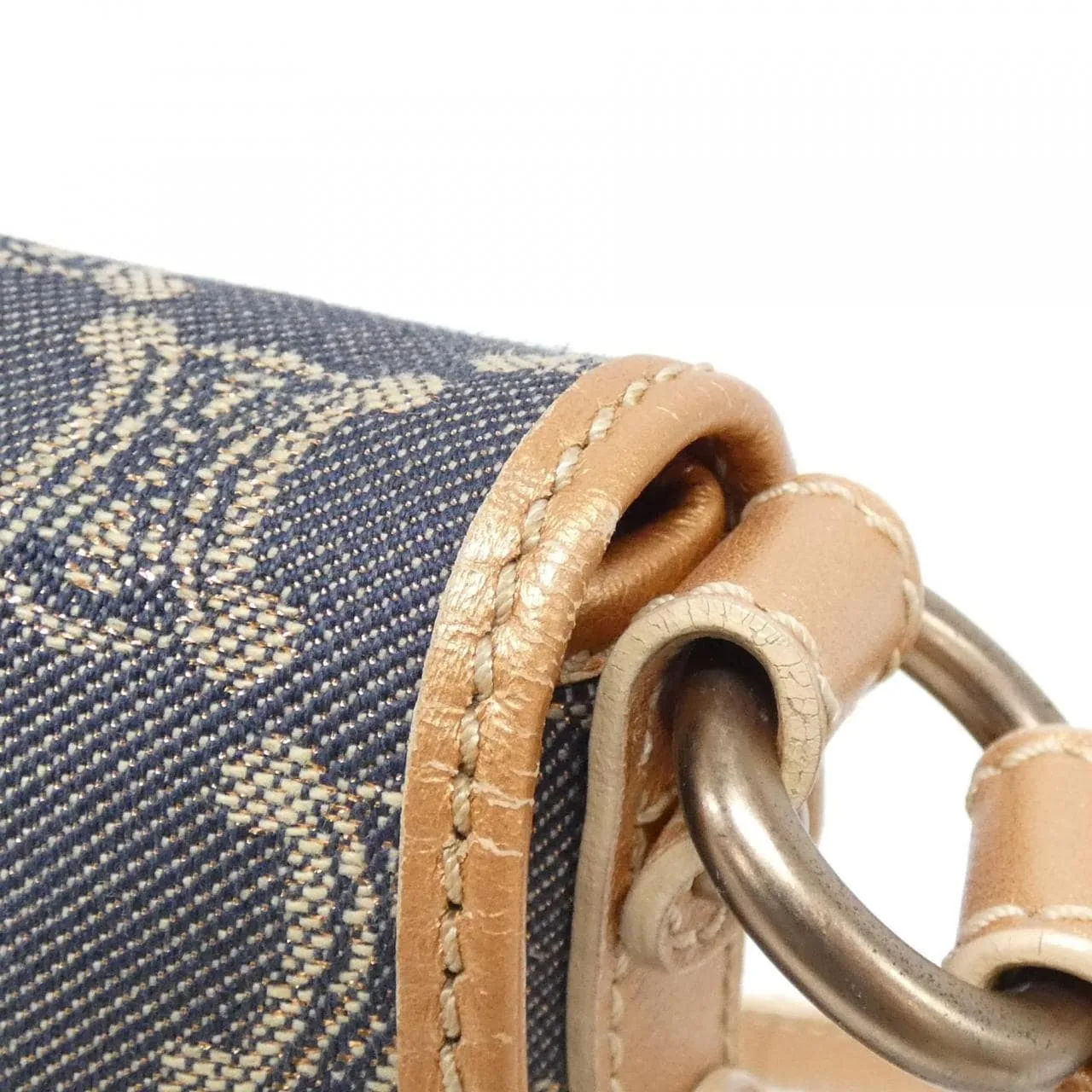 CELINE 肩背包 牛仔布 深藍色 牛仔布 中古品A - 縮圖 4