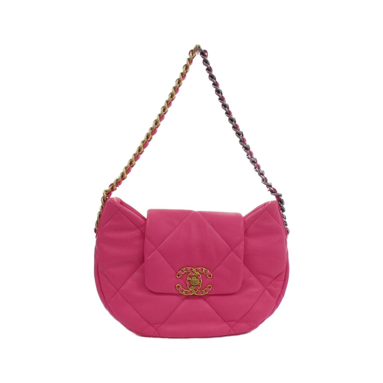 CHANEL Chanel 19 AS4638 Shoulder Bag Lambskin Pink