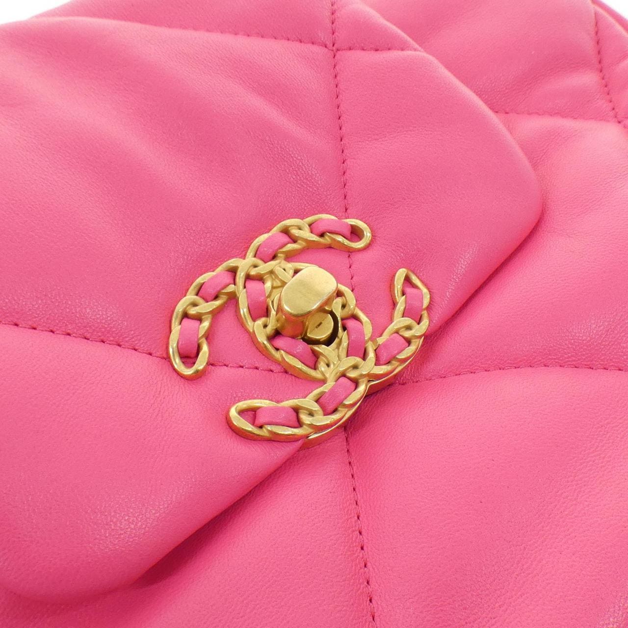 CHANEL Chanel 19 AS4638 Shoulder Bag Lambskin Pink Lambskin Rank A - Thumbnail 6