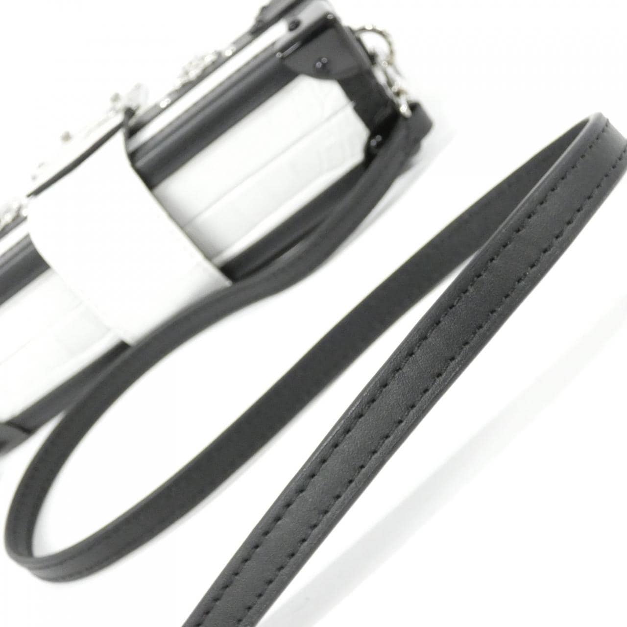 LOUIS VUITTON N92117 Shoulder Bag Leather 黑色 皮革 中古品A - 縮圖 4