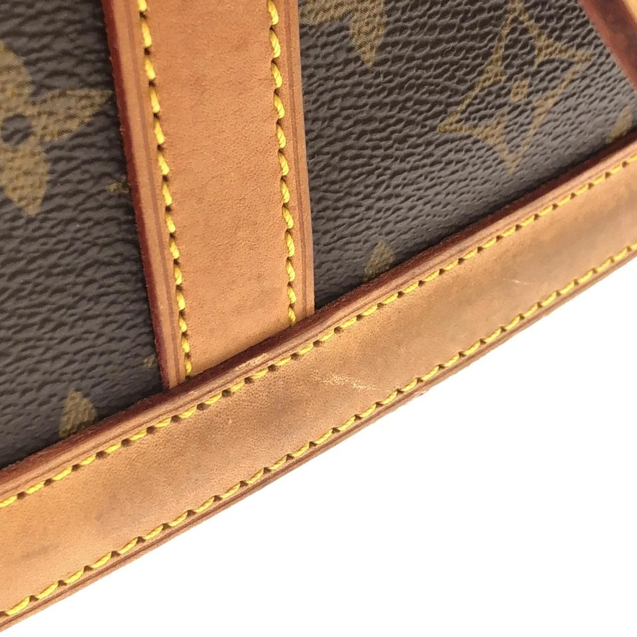 LOUIS VUITTON M51102 Handbag Monogram 黑色 Monogram 中古品A - 縮圖 3