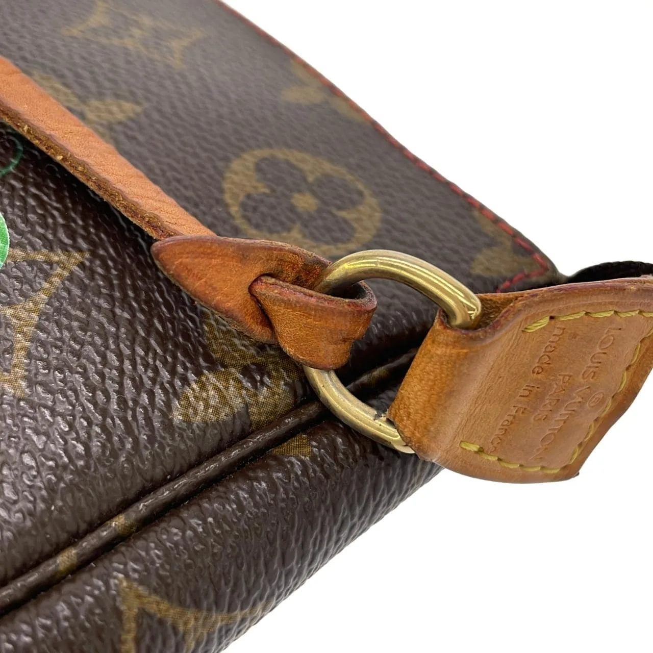 LOUIS VUITTON Pochette M95008 Pochette Monogram 黑色 Monogram 中古品B - 縮圖 5