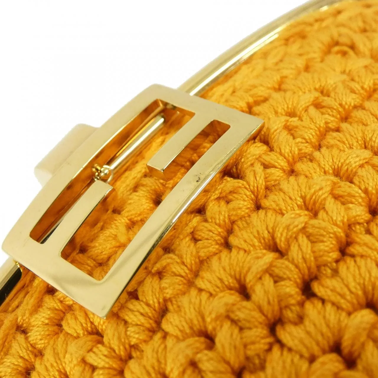 FENDI 7AR966 AFGX Wallet Cotton Black Cotton Rank A - Thumbnail 6