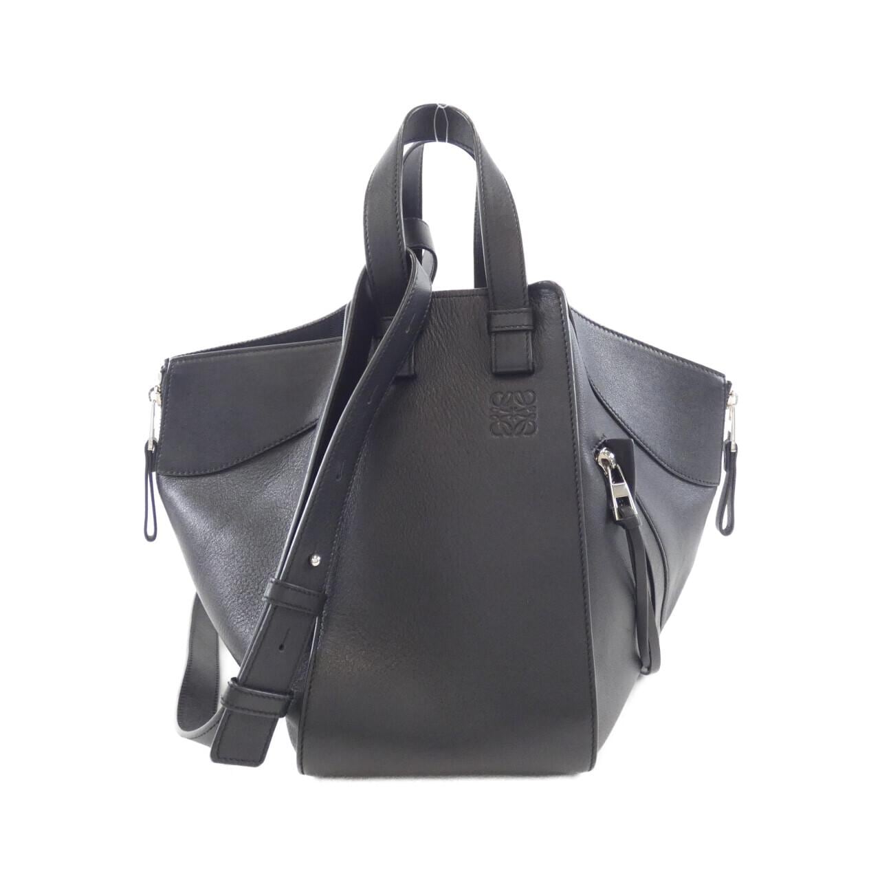 LOEWE Hammock 387 30 S35 Shoulder Bag Black