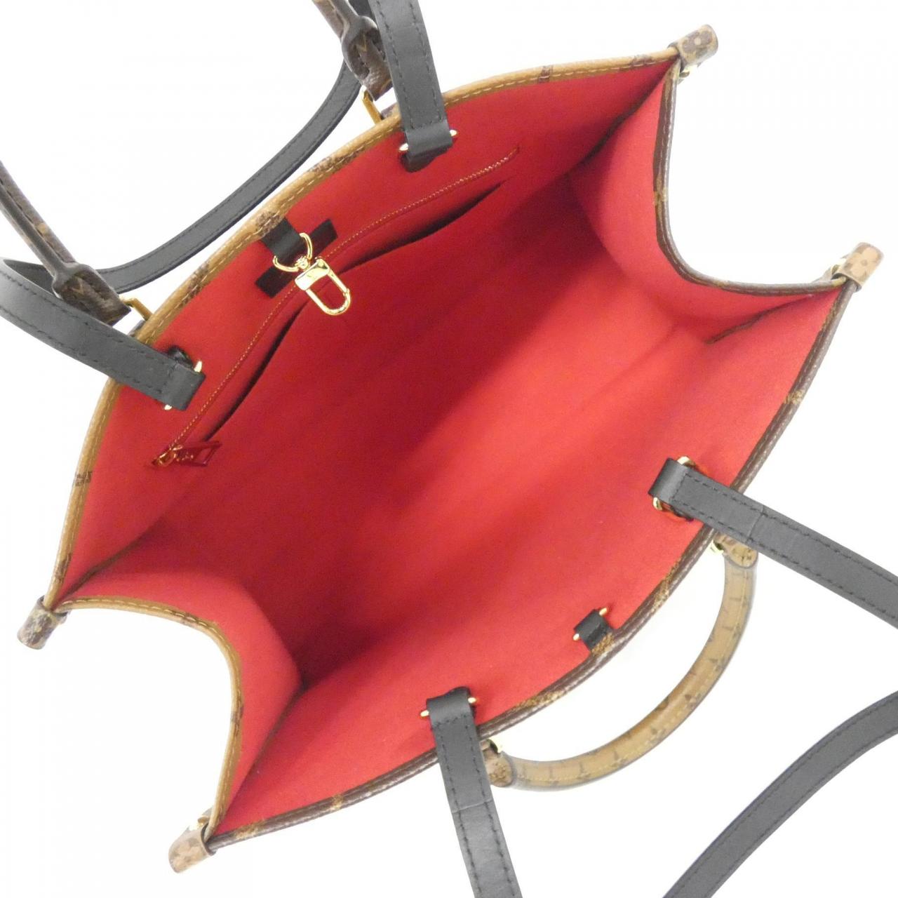 LOUIS VUITTON OnTheGo M45321 Bag Monogram Black Monogram Rank A - Thumbnail 5