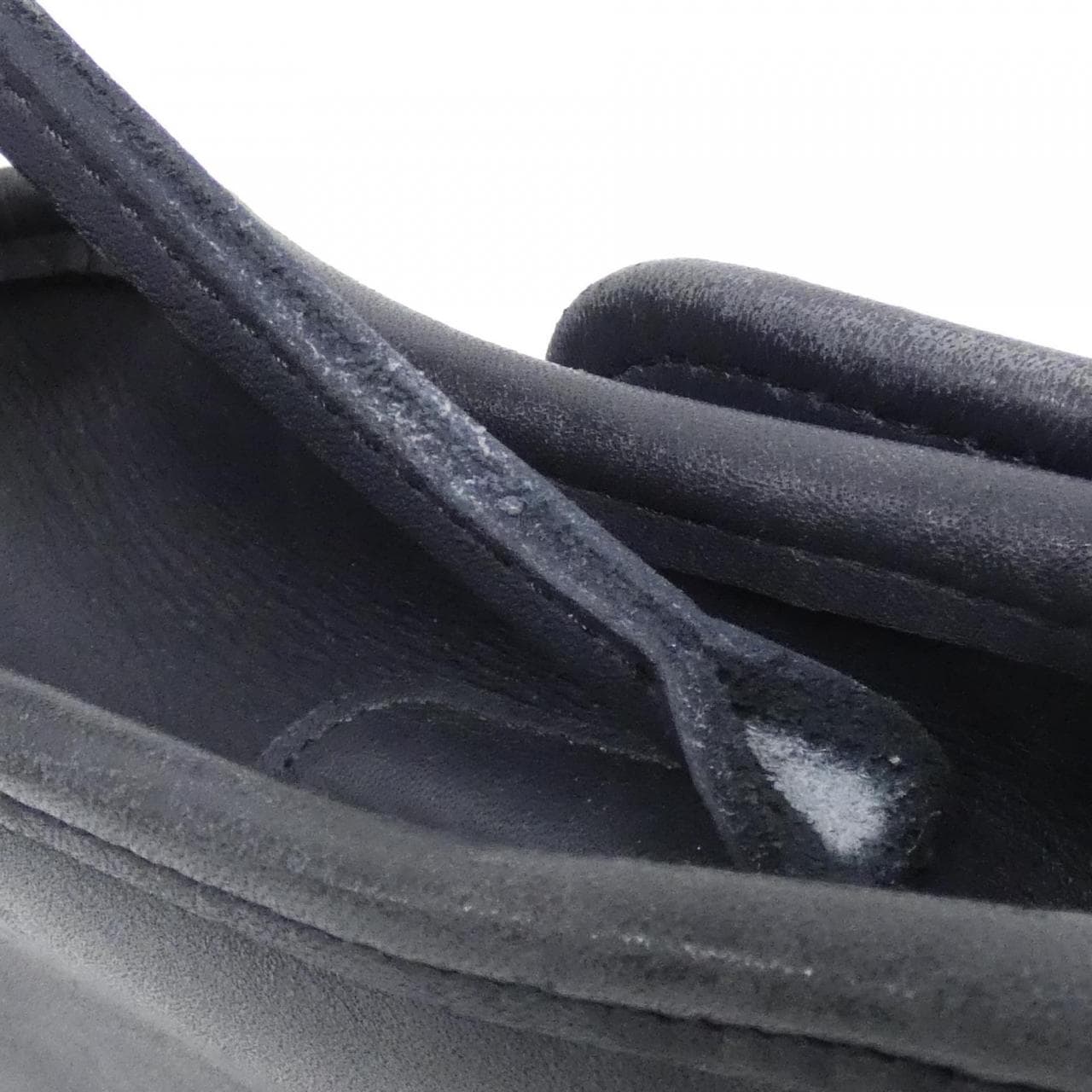 COACH 320 Shoulder Bag Leather Navy Leather Rank B - Thumbnail 8