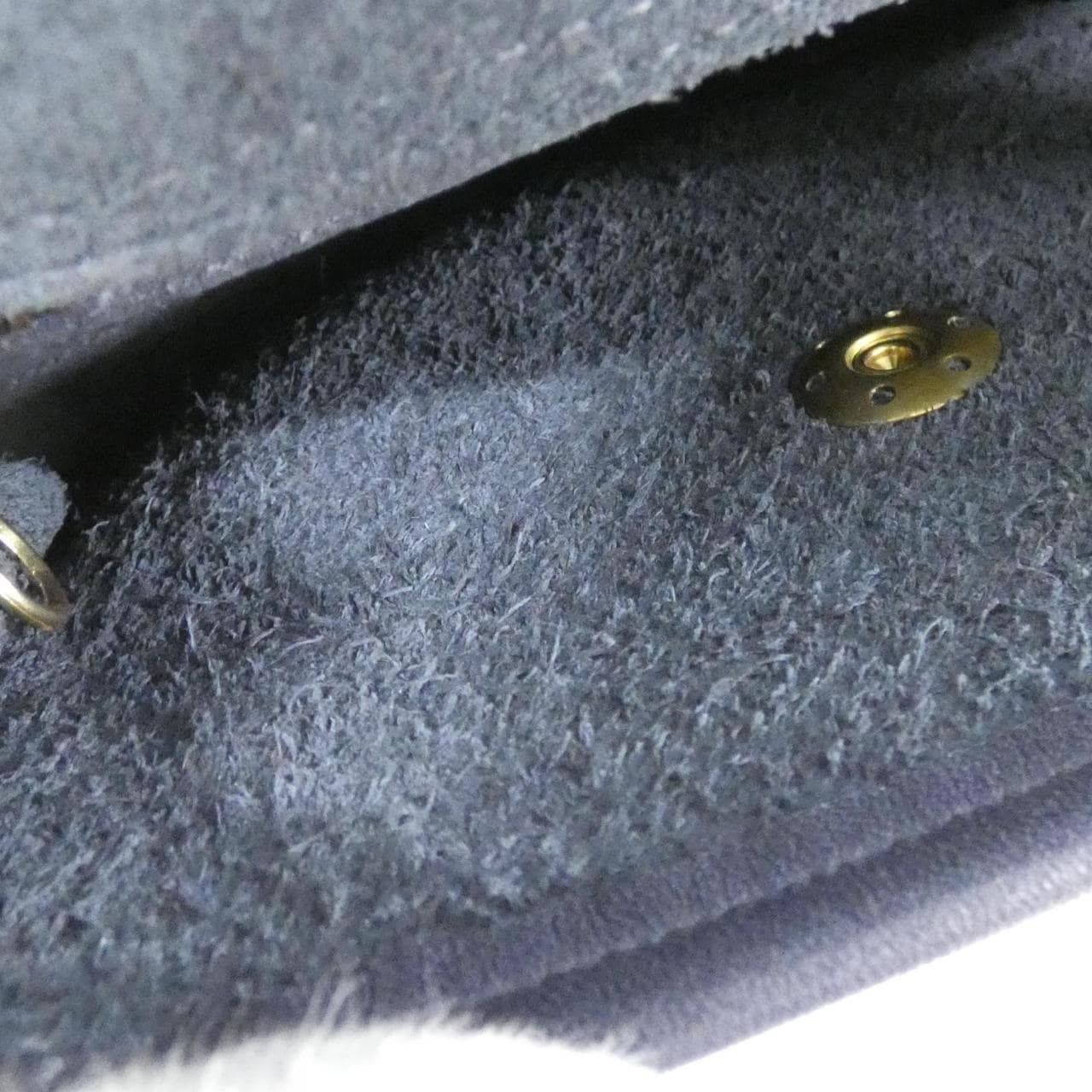 COACH 320 Shoulder Bag Leather Navy Leather Rank B - Thumbnail 10