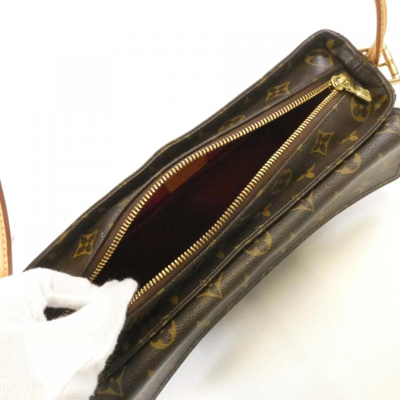 LOUIS VUITTON Viva Cité M51164 Shoulder Monogram 黑色 Monogram 中古品B - 縮圖 9