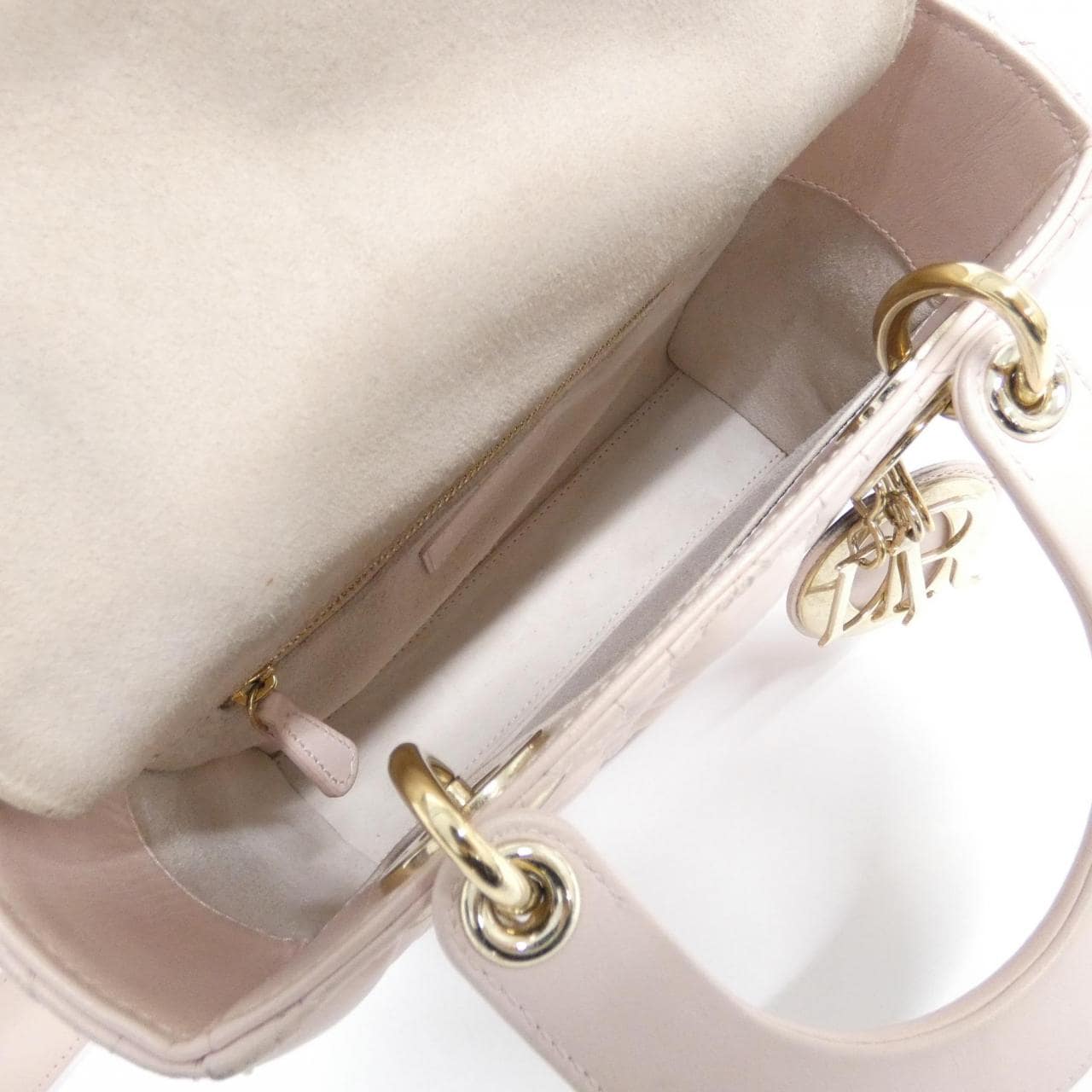 DIOR Lady Dior M0538ONGE Handbag Lambskin Black Lambskin - Thumbnail 9