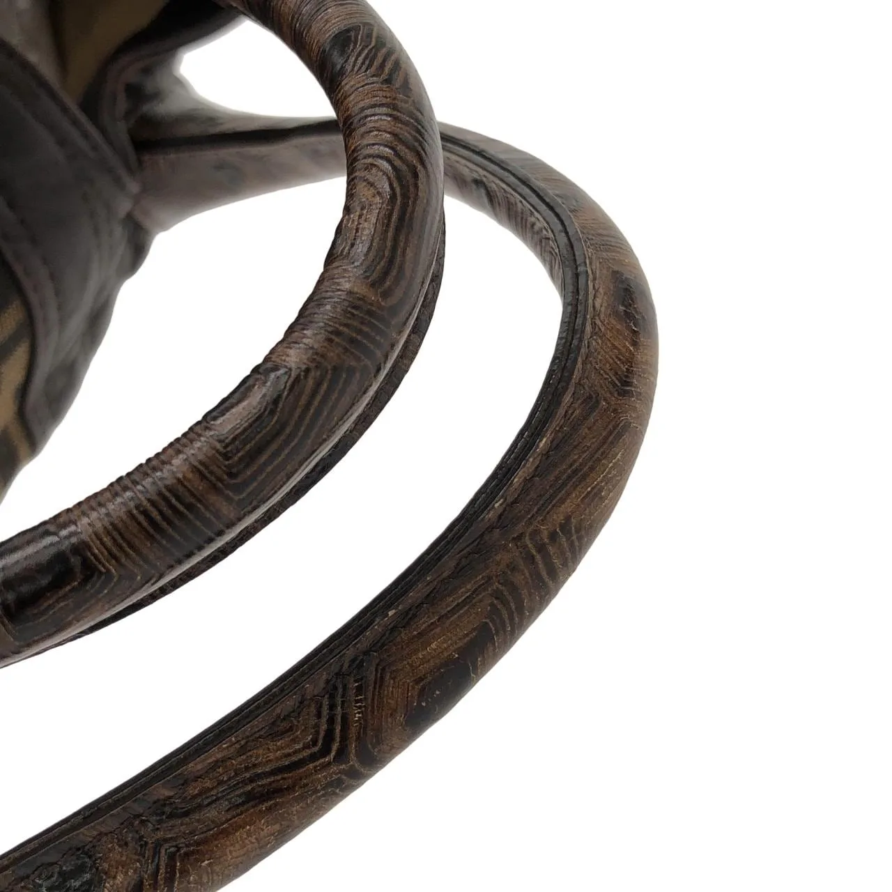 FENDI Baguette 8BR511 RPU Shoulder Canvas 棕色 帆布 中古品A - 縮圖 6