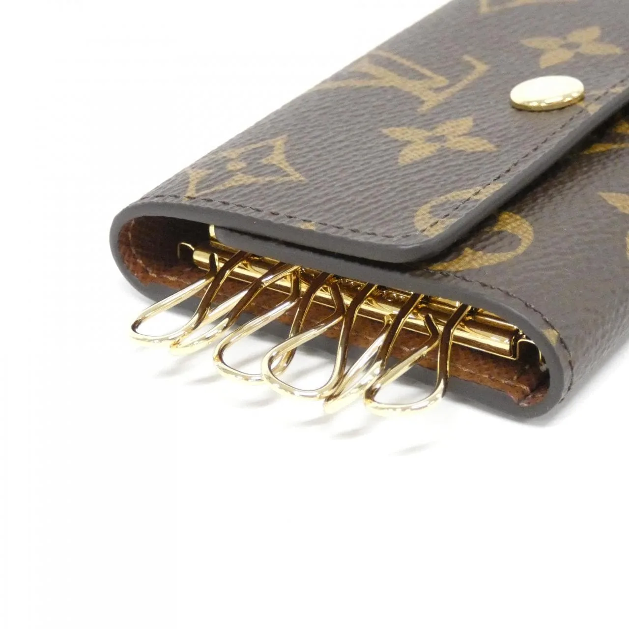 LOUIS VUITTON M62630 Key Case Monogram 黑色 Monogram 中古品A - 縮圖 2