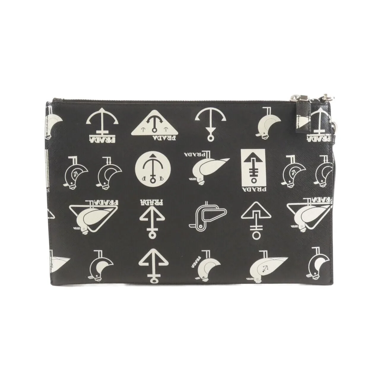 PRADA 2NH005 Pouch 黑色 中古品A - 縮圖 2
