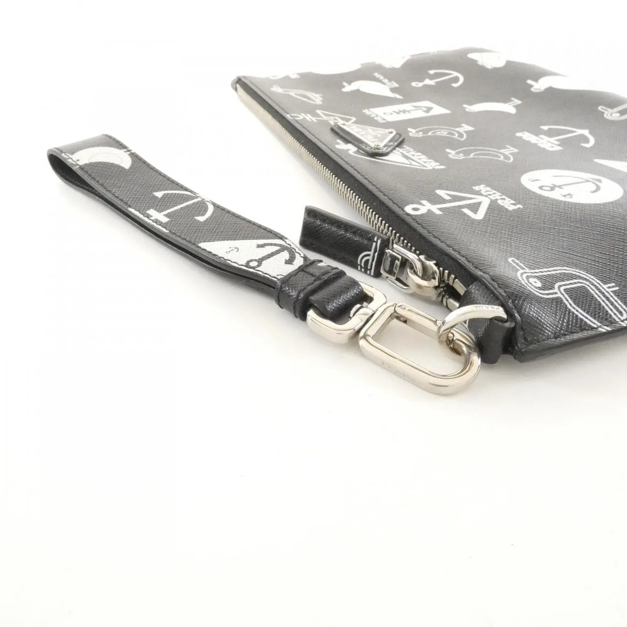 PRADA 2NH005 Pouch 黑色 中古品A - 縮圖 6