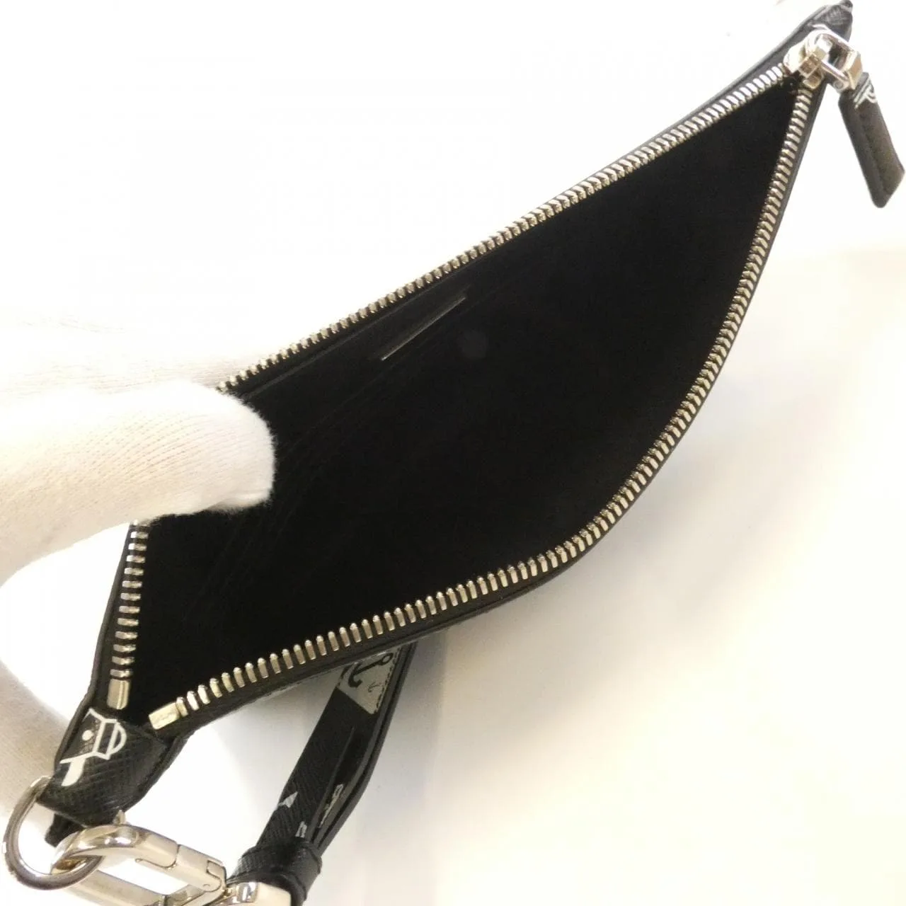 PRADA 2NH005 Pouch 黑色 中古品A - 縮圖 8