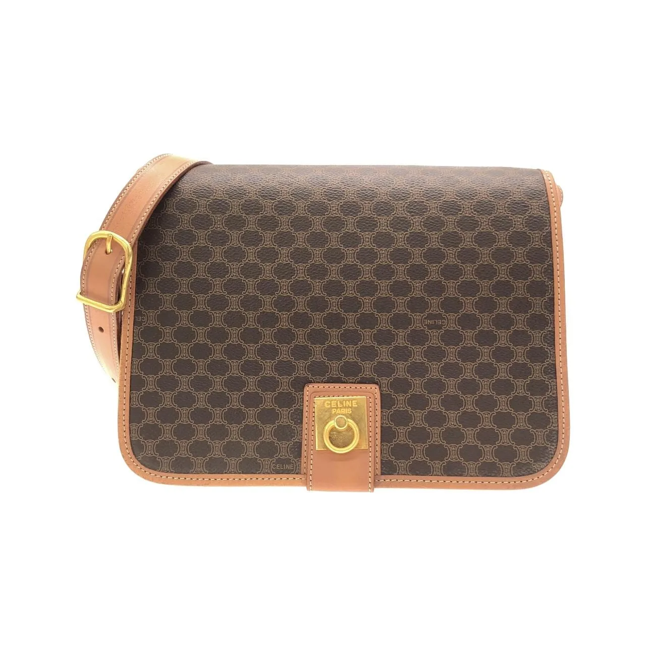 CELINE Shoulder Canvas