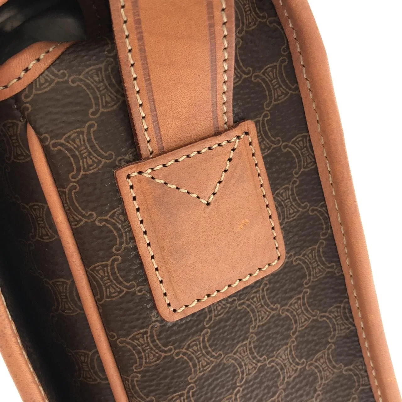 CELINE Shoulder Canvas Brown Canvas Rank A - Thumbnail 4