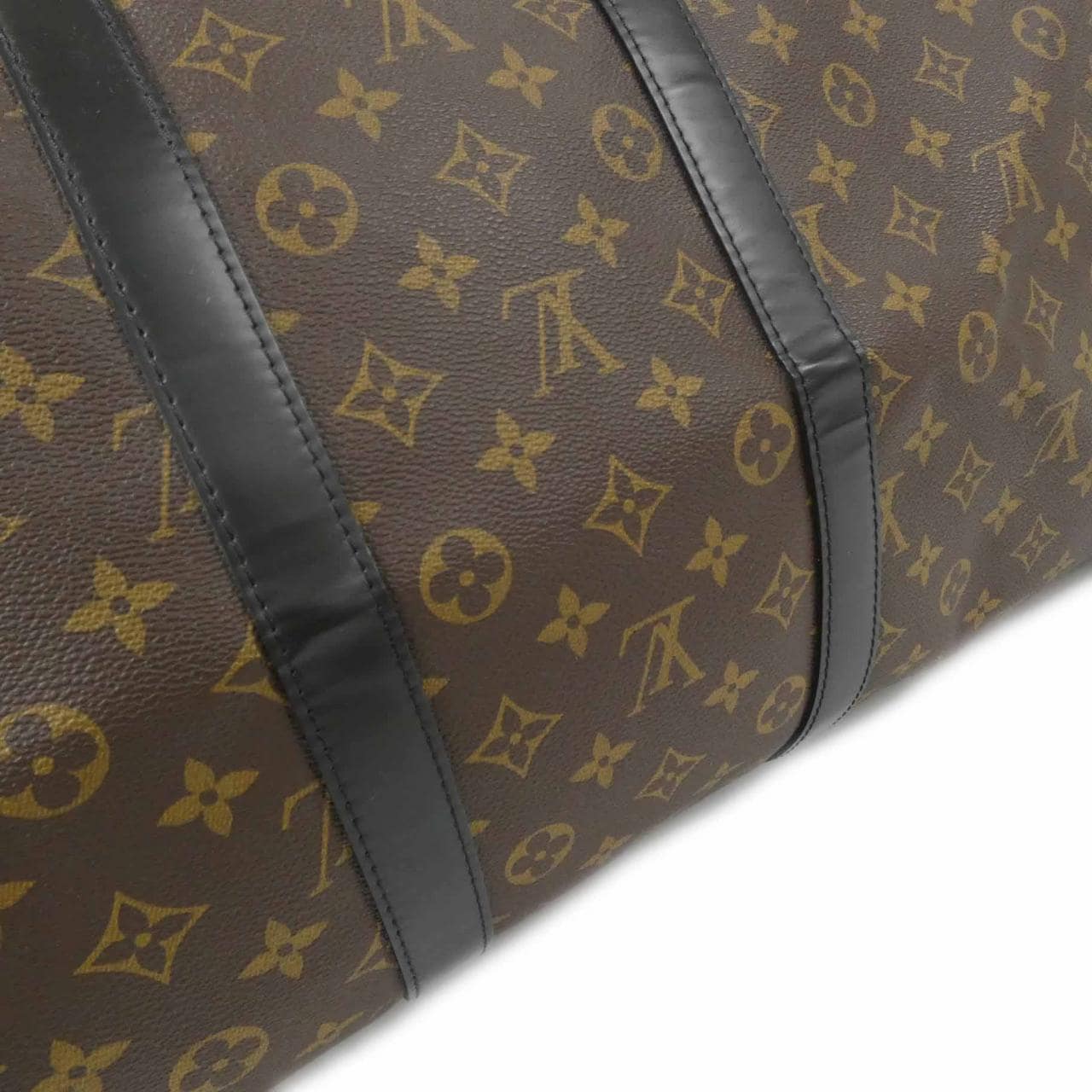 LOUIS VUITTON Keepall M56714 Boston Bag Monogram 黑色 Monogram 中古品A - 縮圖 4