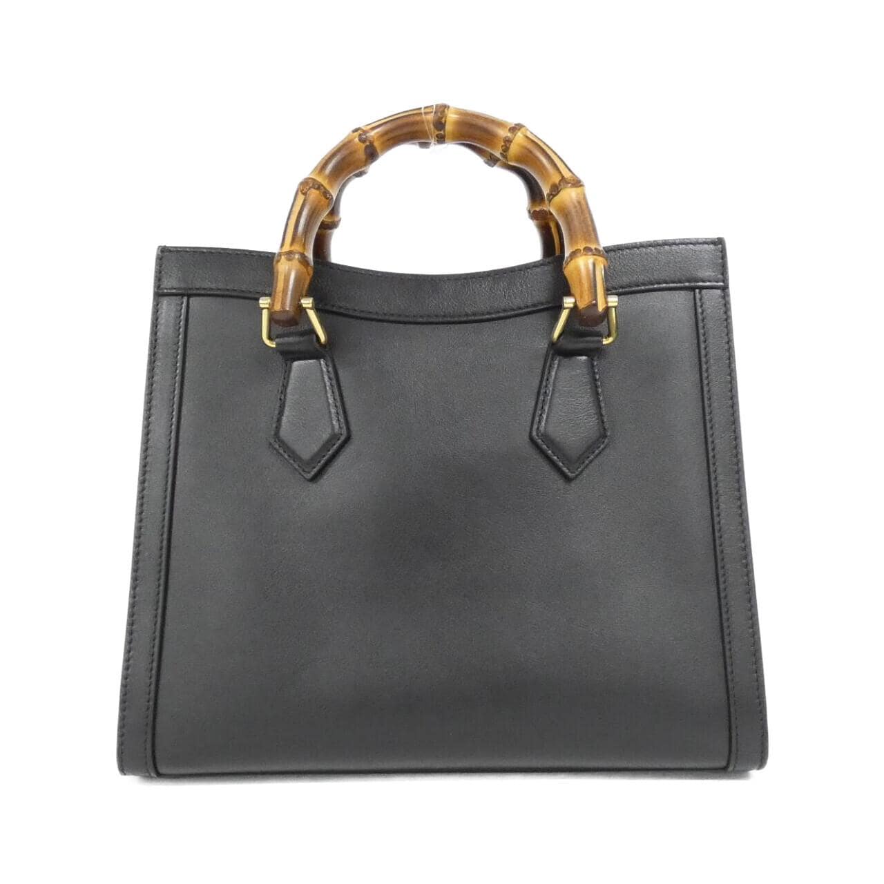 GUCCI Diana 660195 17QDT Bag Leather Black Leather - Thumbnail 2