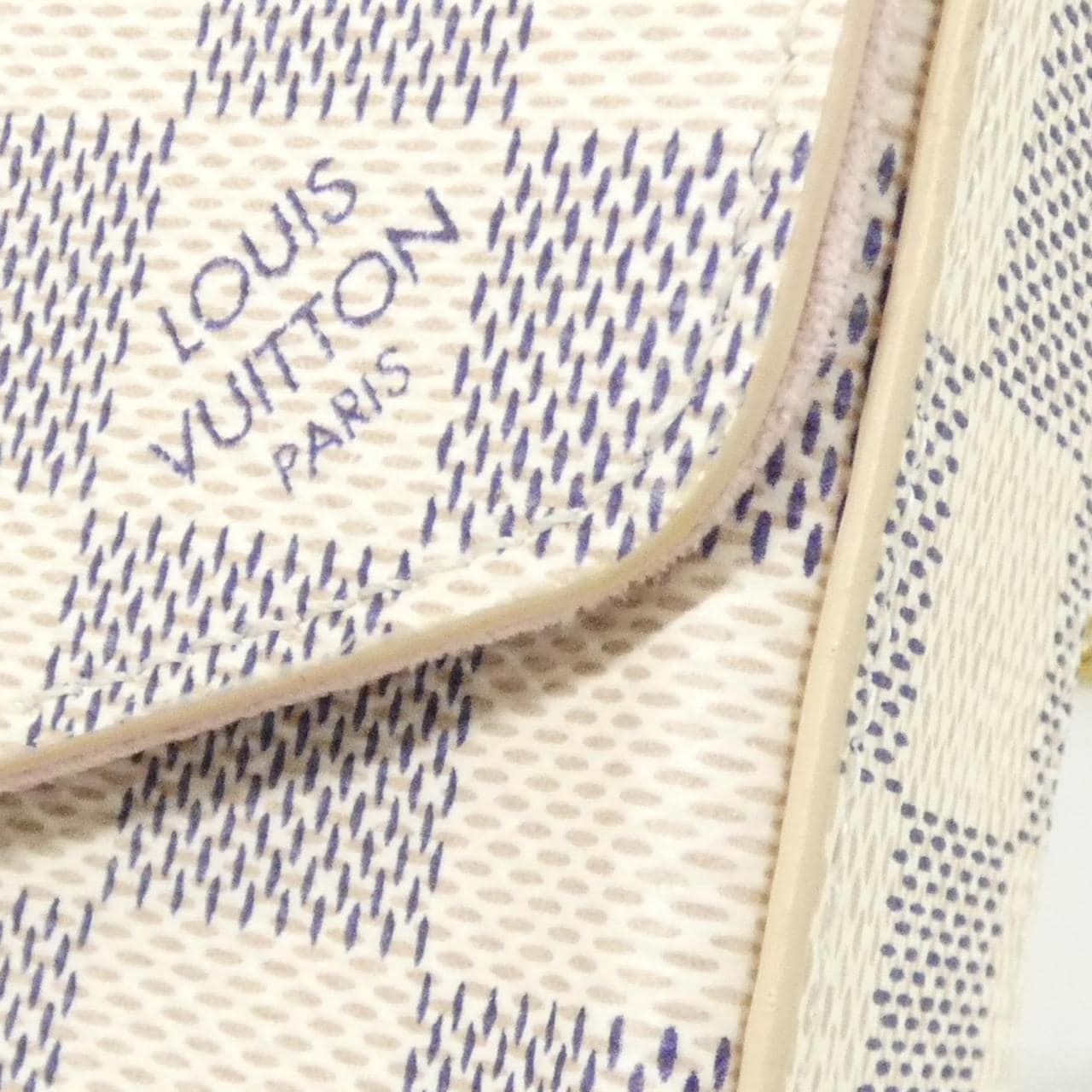 LOUIS VUITTON Pochette N40491 Shoulder Damier 黑色 Damier 中古品A - 縮圖 5