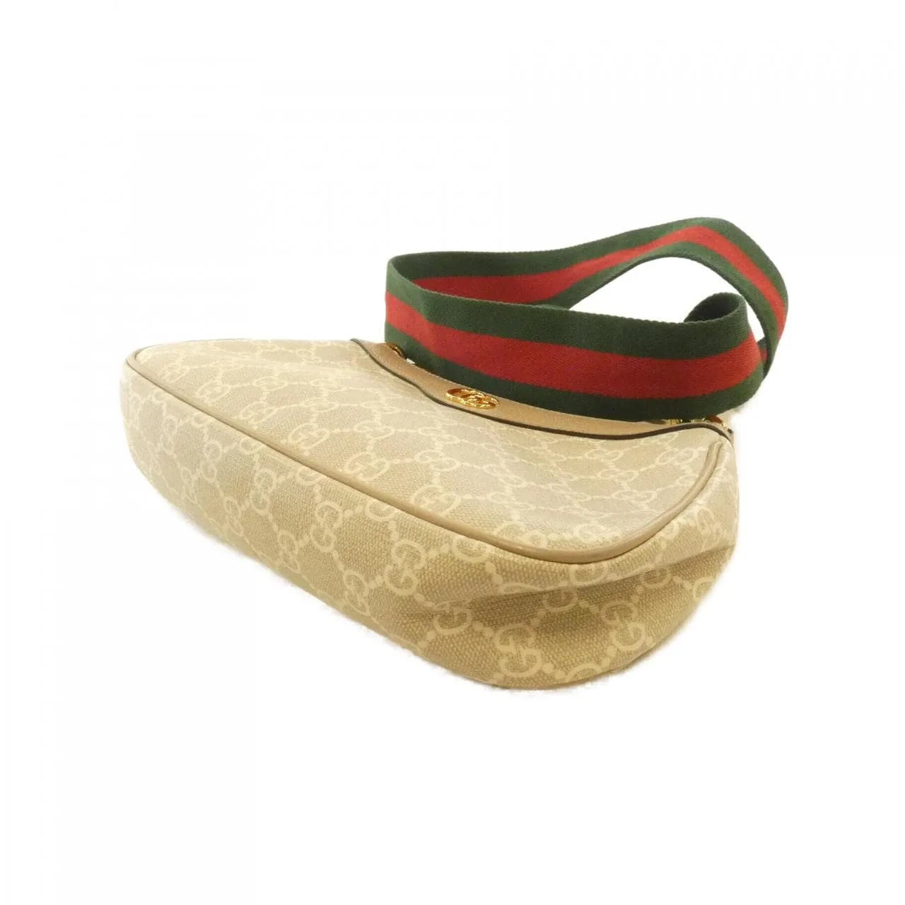 GUCCI Ophidia 735132 UULAG Shoulder Canvas 黑色 帆布 中古品B - 縮圖 3