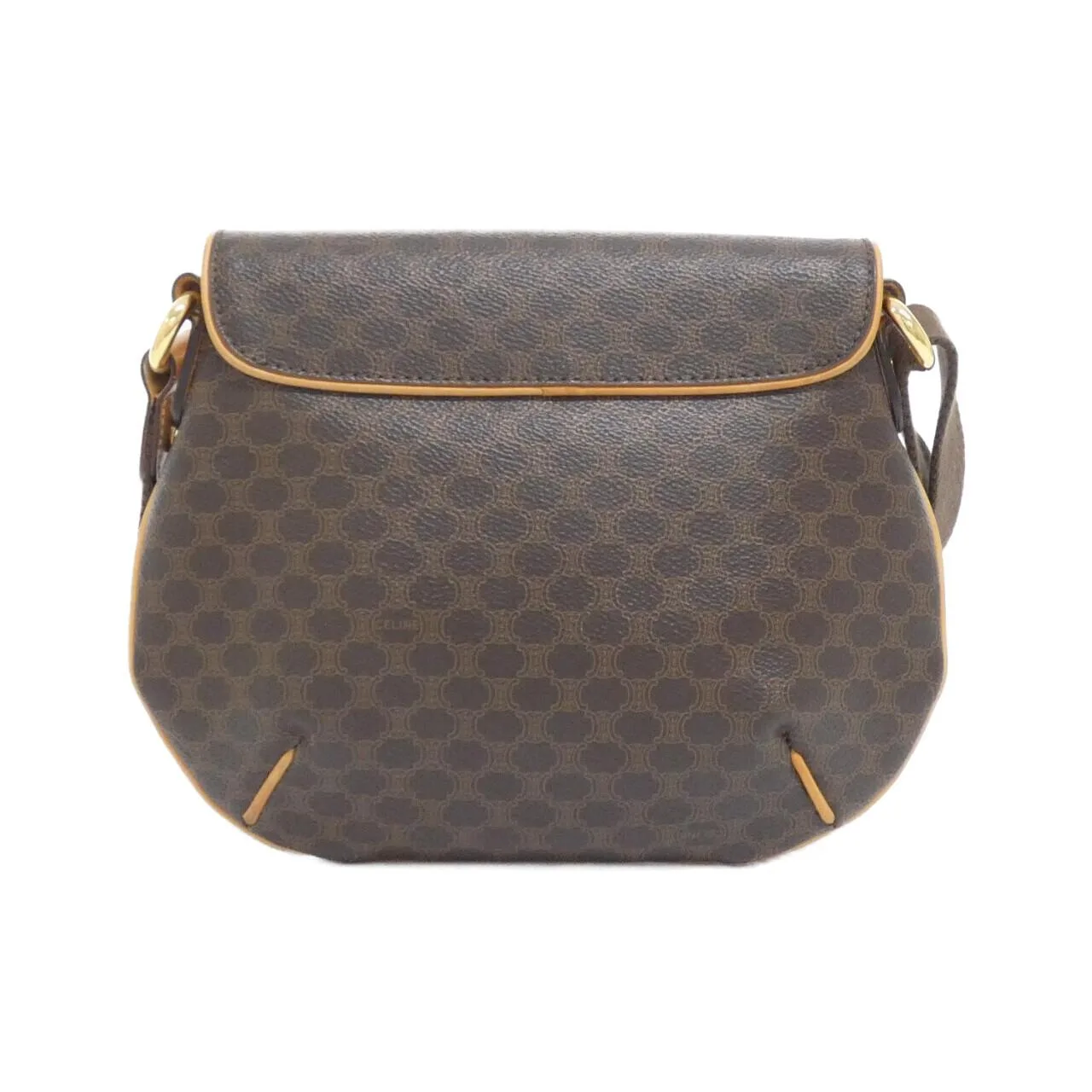 CELINE 肩背包 帆布 棕色 帆布 中古品A - 縮圖 2