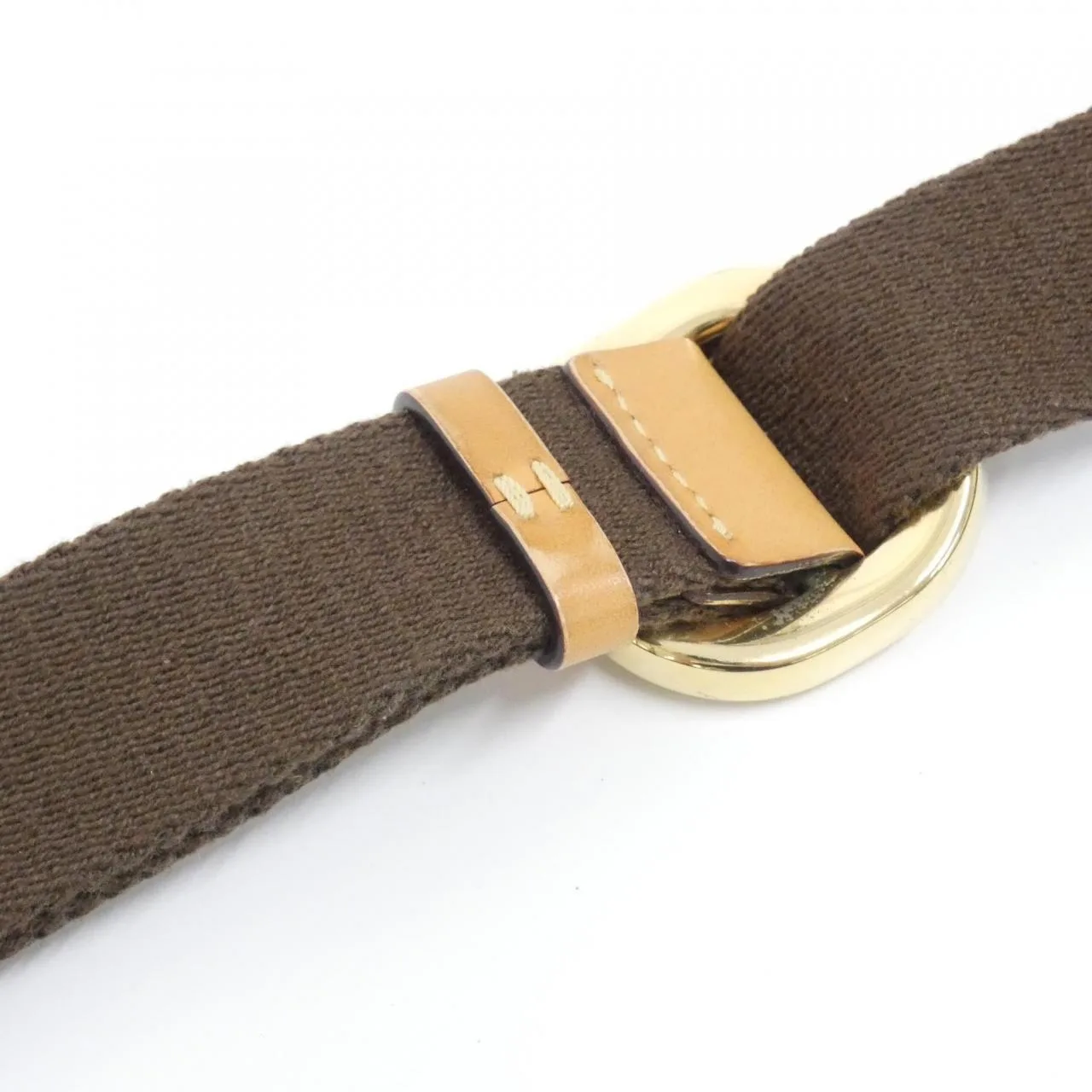 CELINE 肩背包 帆布 棕色 帆布 中古品A - 縮圖 8