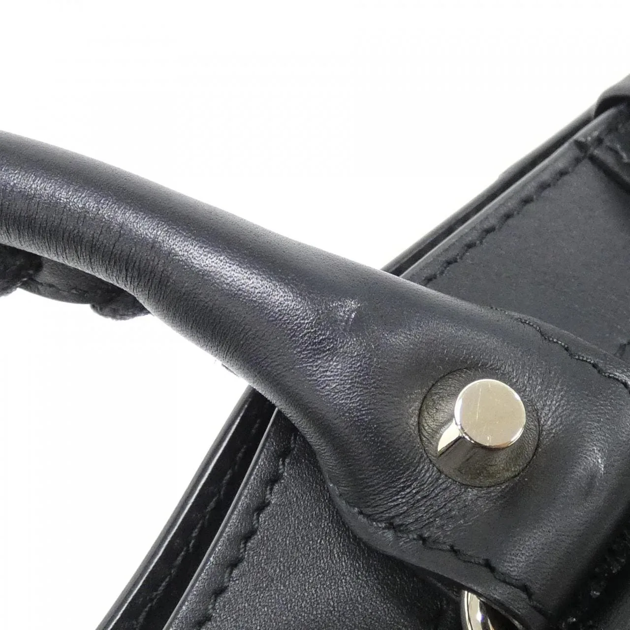 BALENCIAGA Le City 115748 DB5FJ Handbag Leather Black Leather - Thumbnail 7