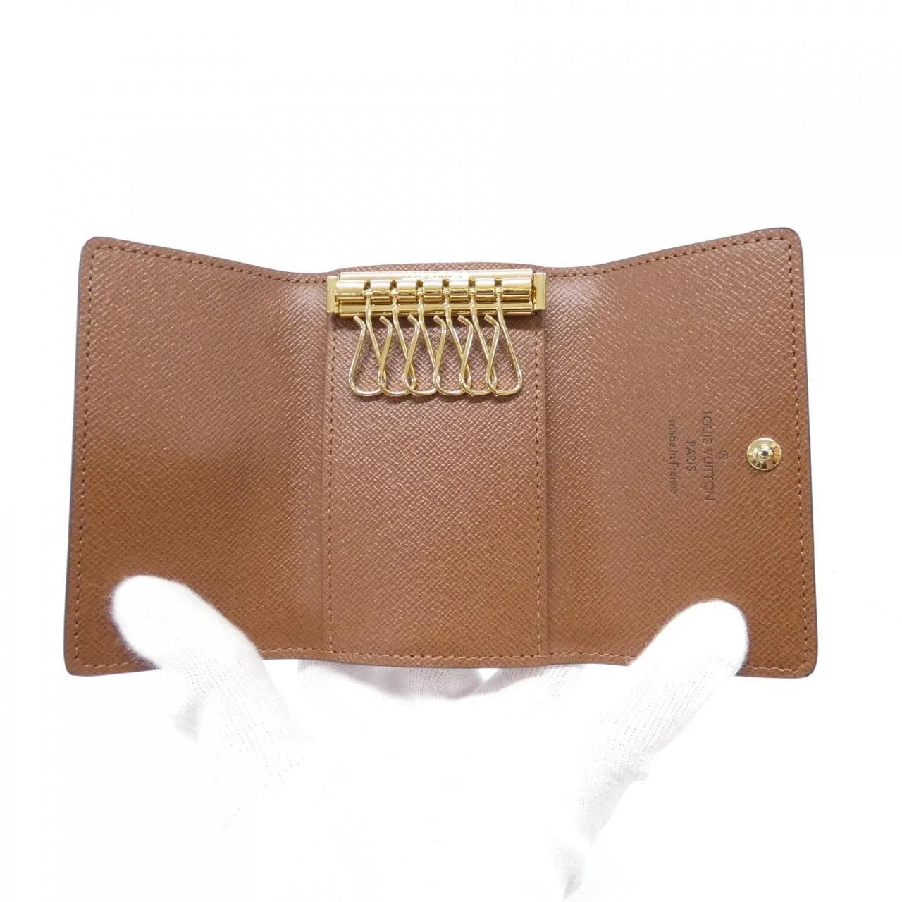 LOUIS VUITTON M62630 Key Case Monogram Black Monogram Rank A - Thumbnail 3