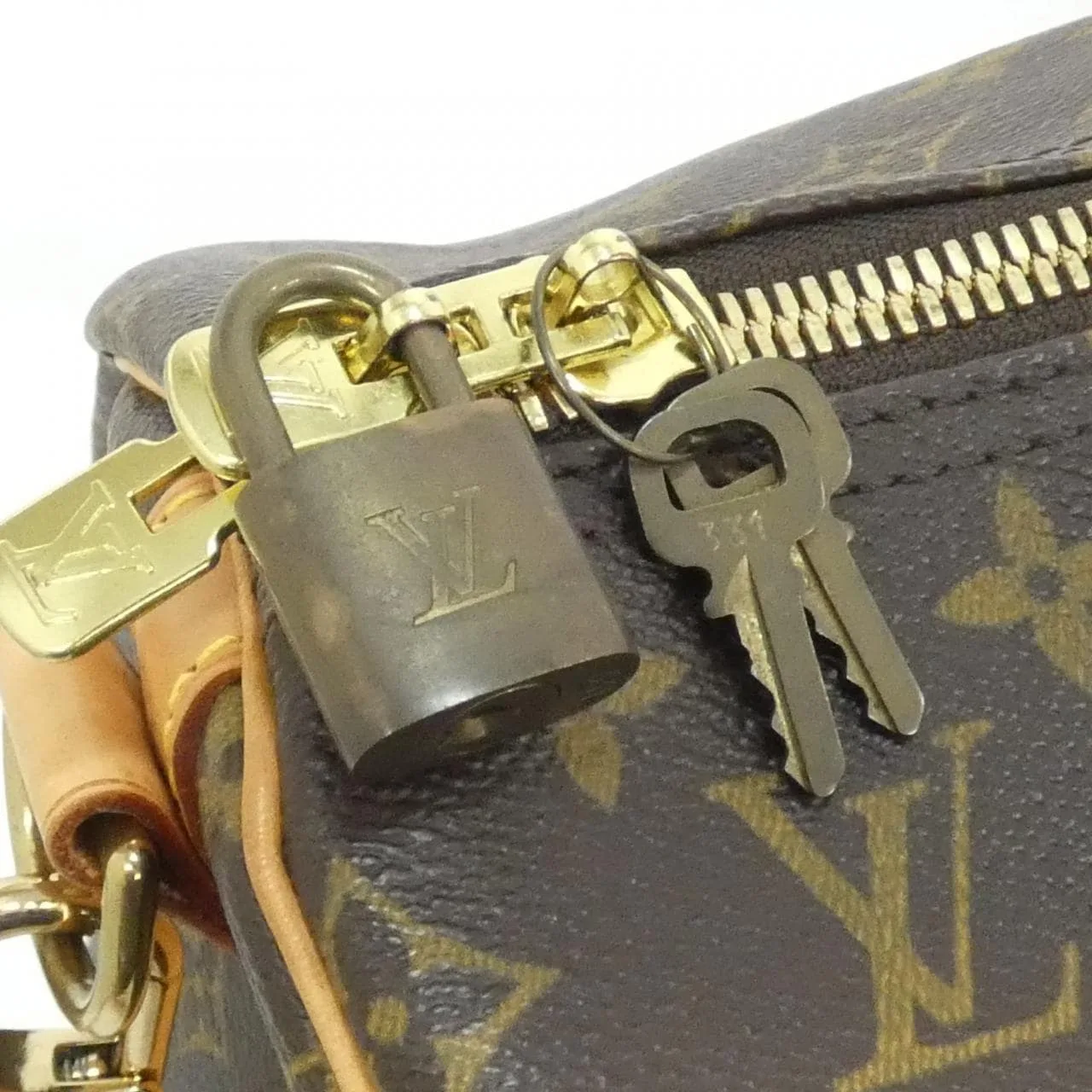 LOUIS VUITTON Keepall M41414 Boston Monogram Black Monogram - Thumbnail 3