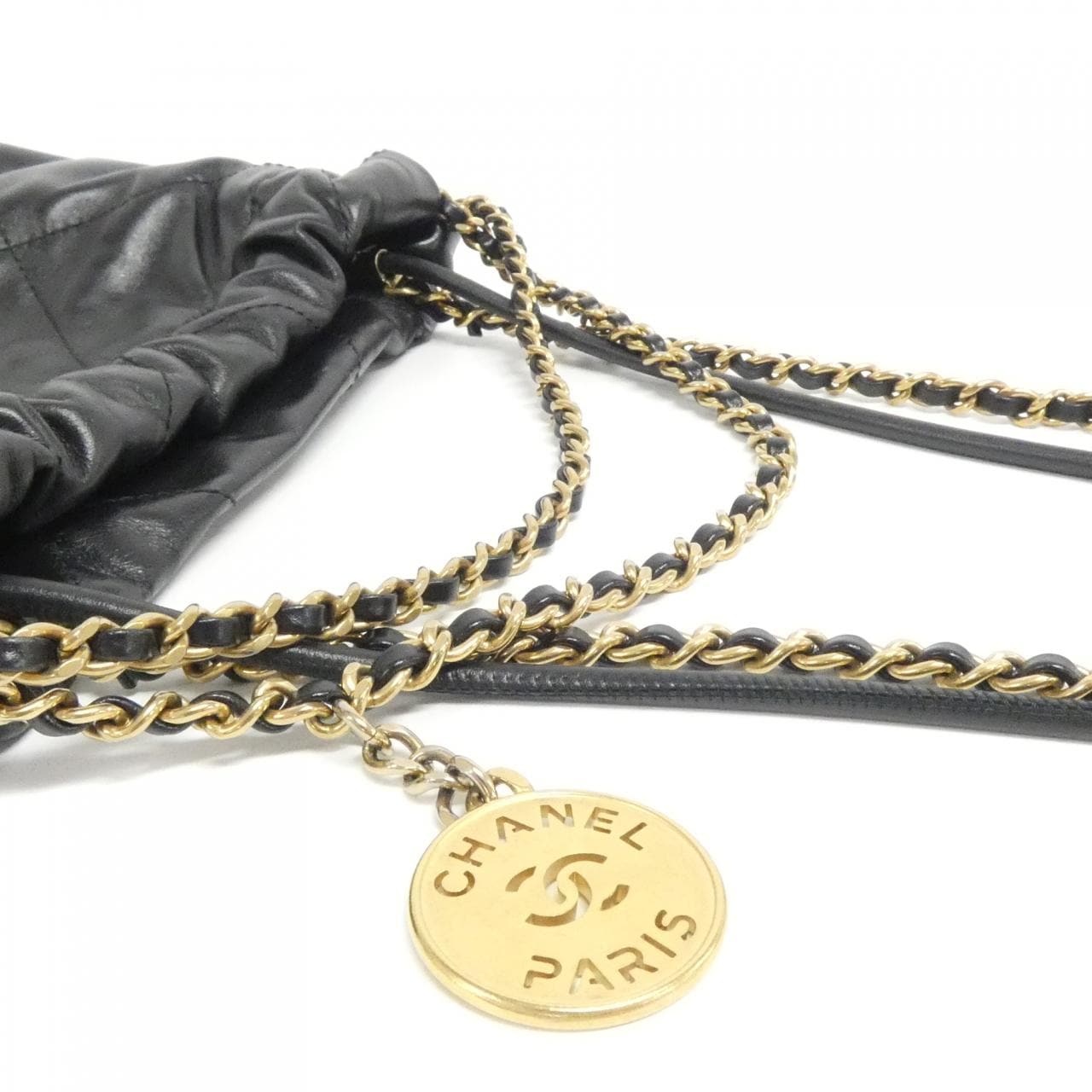CHANEL Chanel 22 AS3980 Bag 黑色 中古品A - 縮圖 5