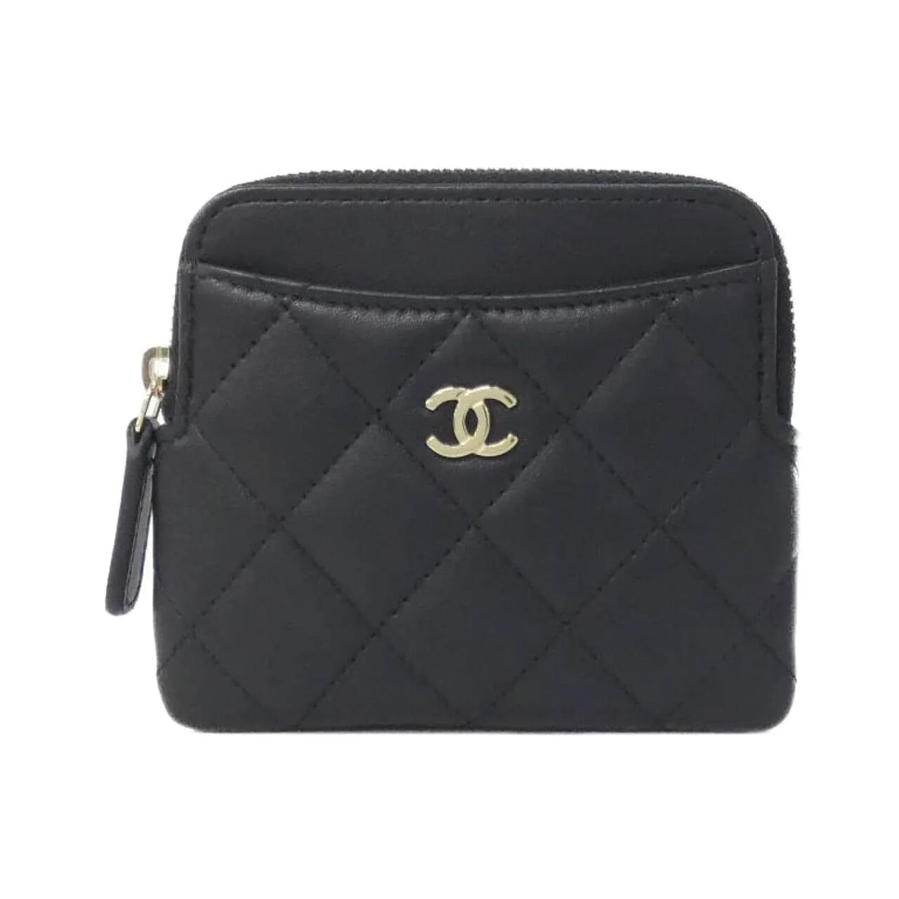 CHANEL Timeless Classic AP2061 Coin Case Lambskin Black