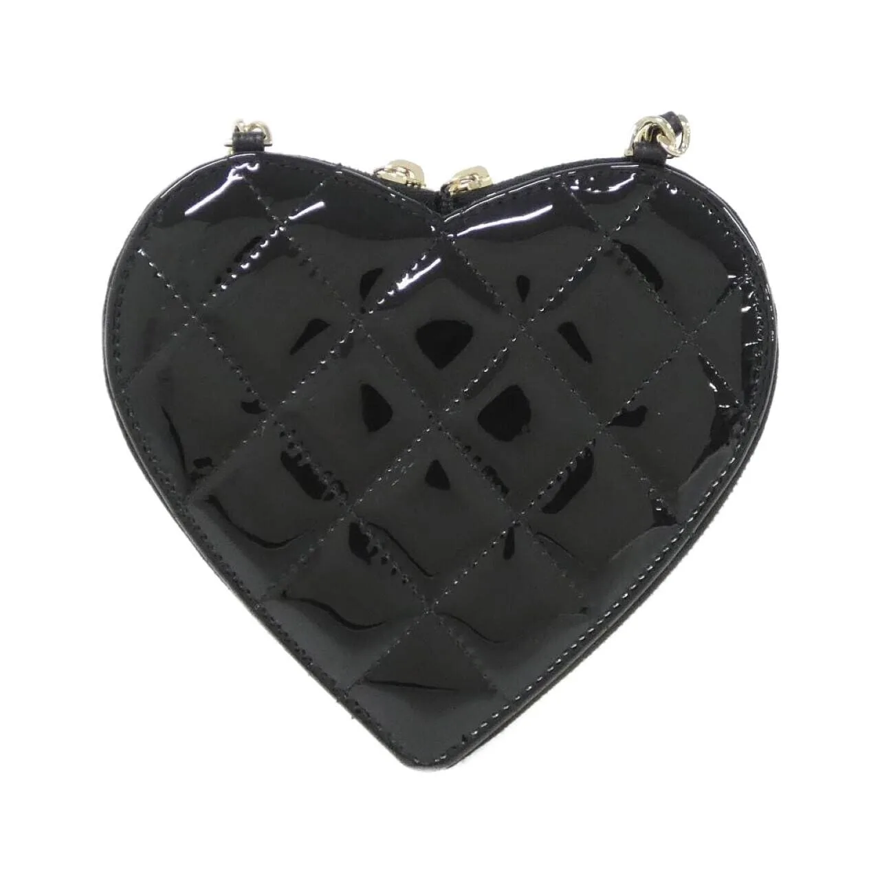 CHANEL Chanel 19 AP3295 Shoulder Patent Leather Black Patent Leather Rank A - Thumbnail 2