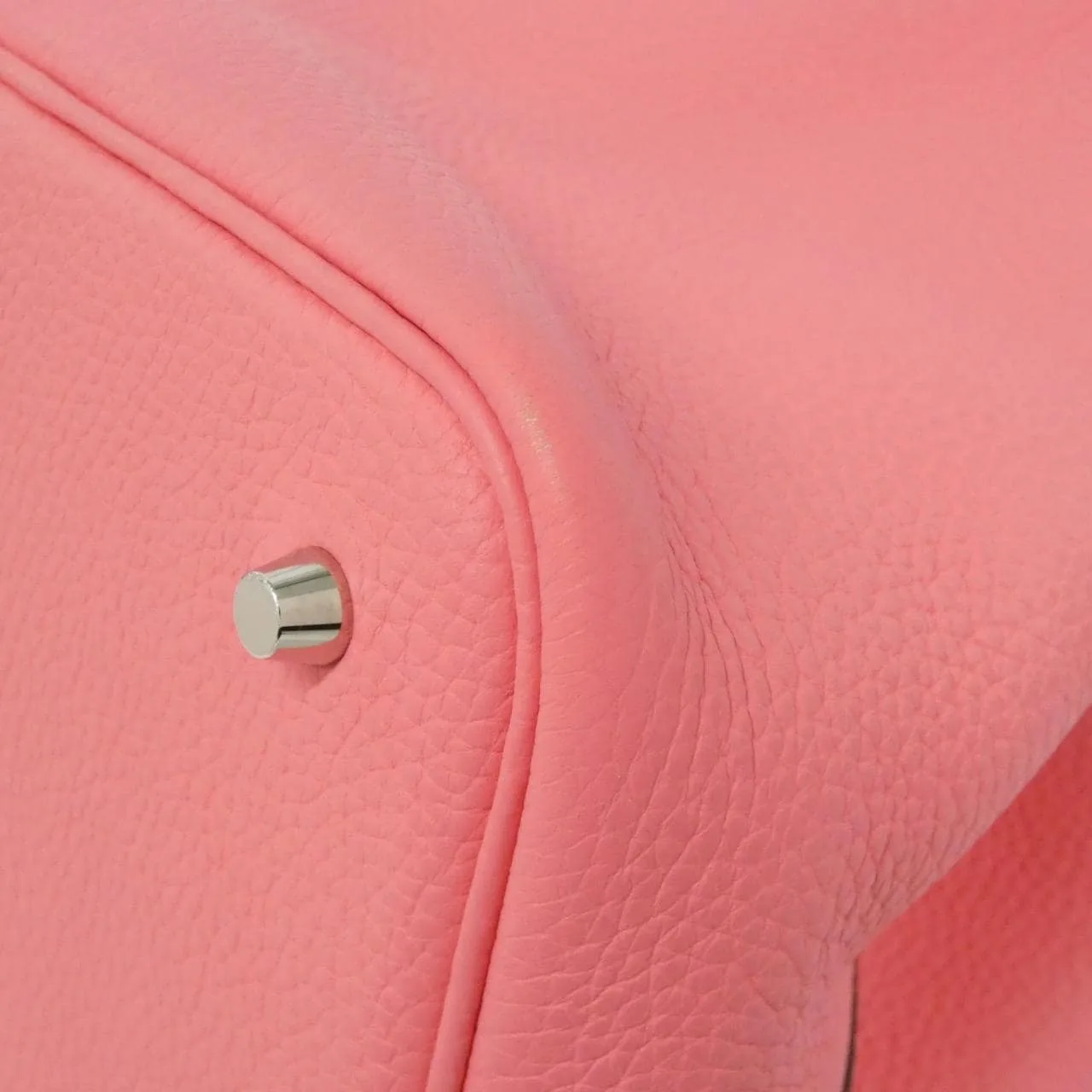 HERMES Picotin 060991CK Handbag Clemence Black Clemence Leather Rank A - Thumbnail 2