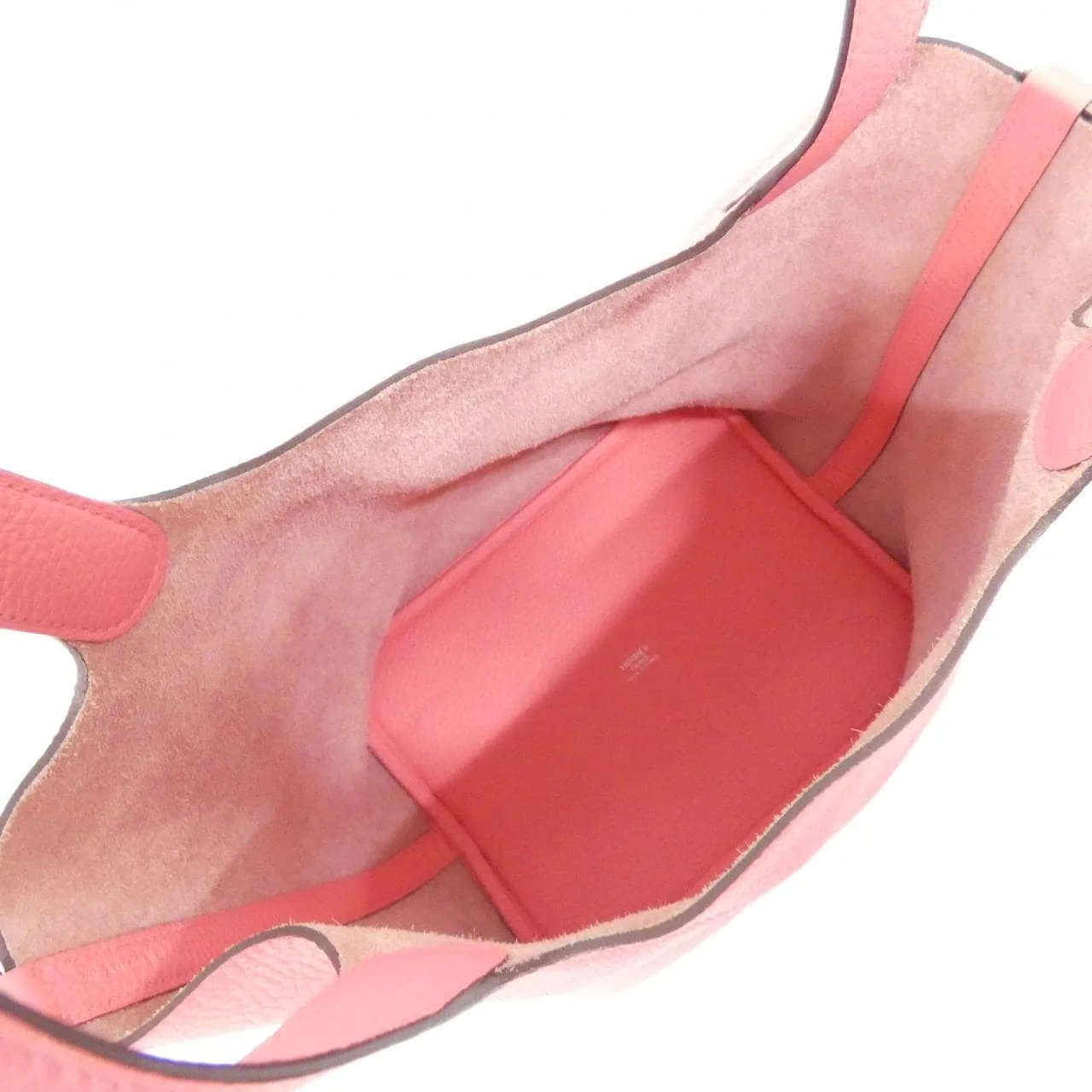 HERMES Picotin 060991CK Handbag Clemence Black Clemence Leather Rank A - Thumbnail 7