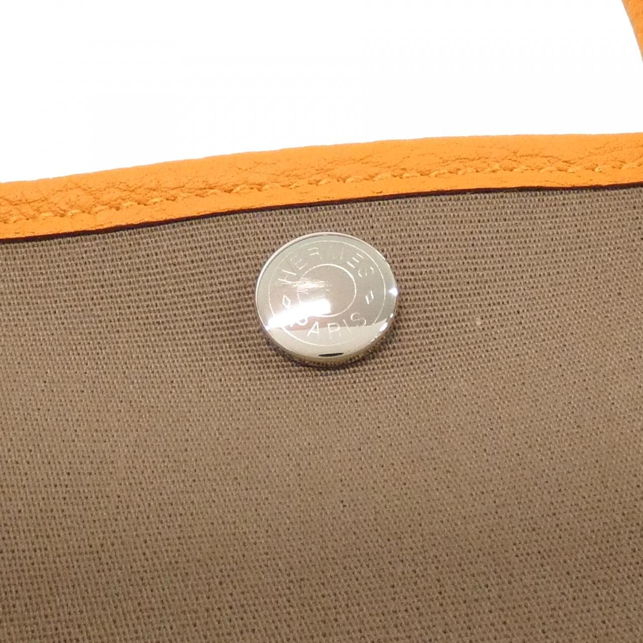 HERMES Garden Party HERMÈS 051551CK Bag Etoupe 中古品A - 縮圖 3