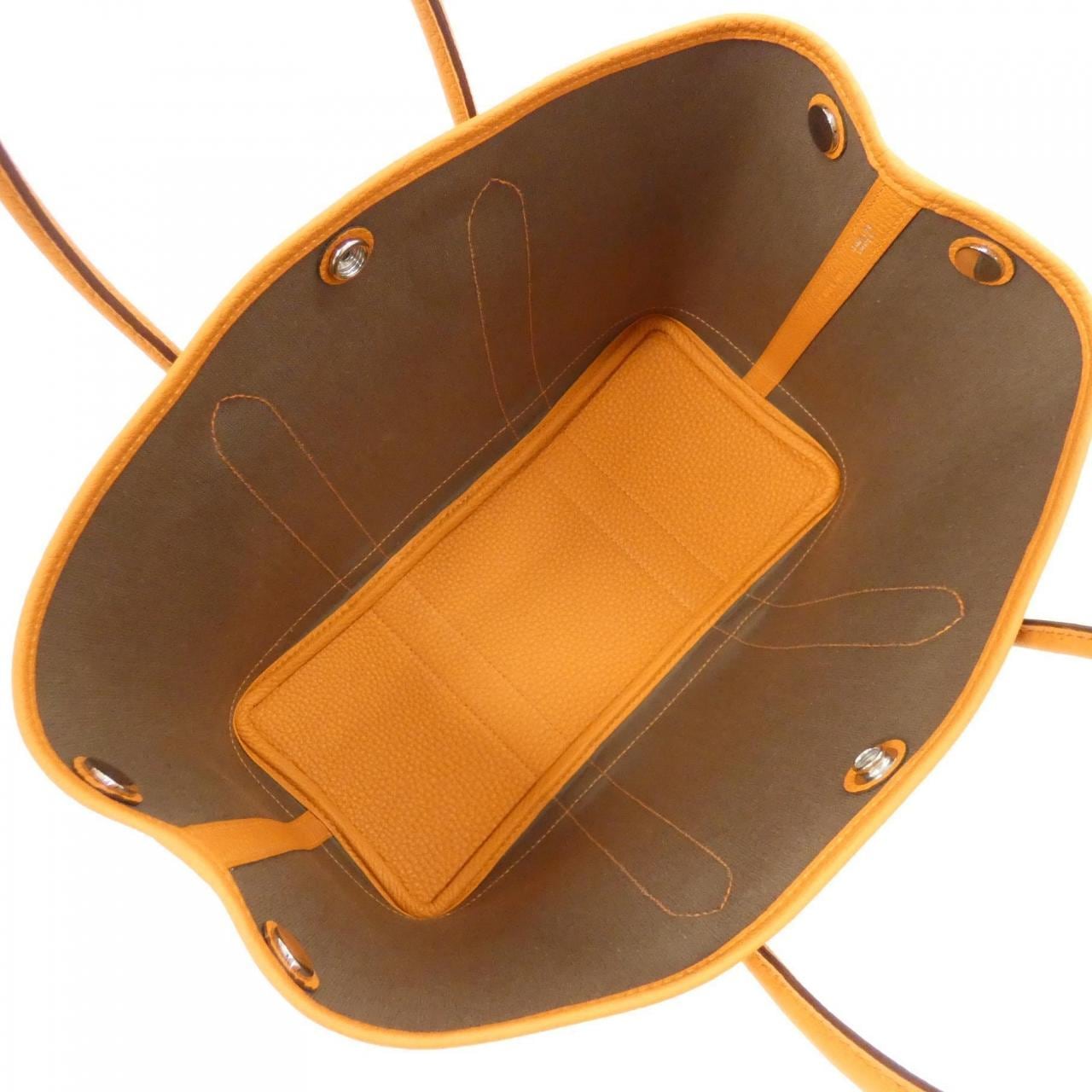 HERMES Garden Party HERMÈS 051551CK Bag Etoupe 中古品A - 縮圖 7