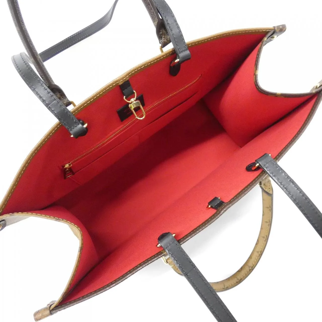 LOUIS VUITTON OnTheGo M45320 Handbag Monogram Black Monogram Rank A - Thumbnail 5