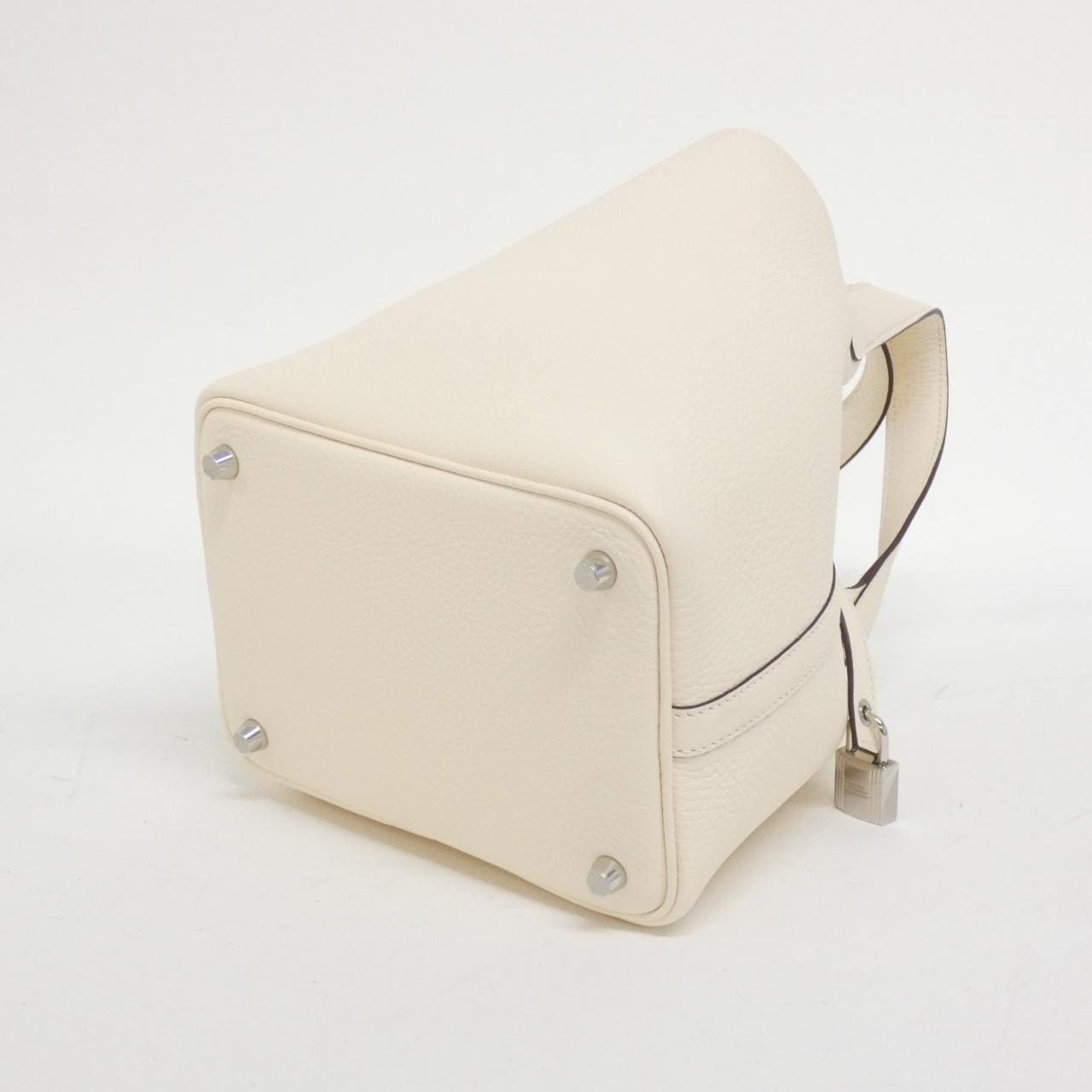 HERMES HERMÈS Picotin 056289CK Bag Clemence Clemence Leather - Thumbnail 2