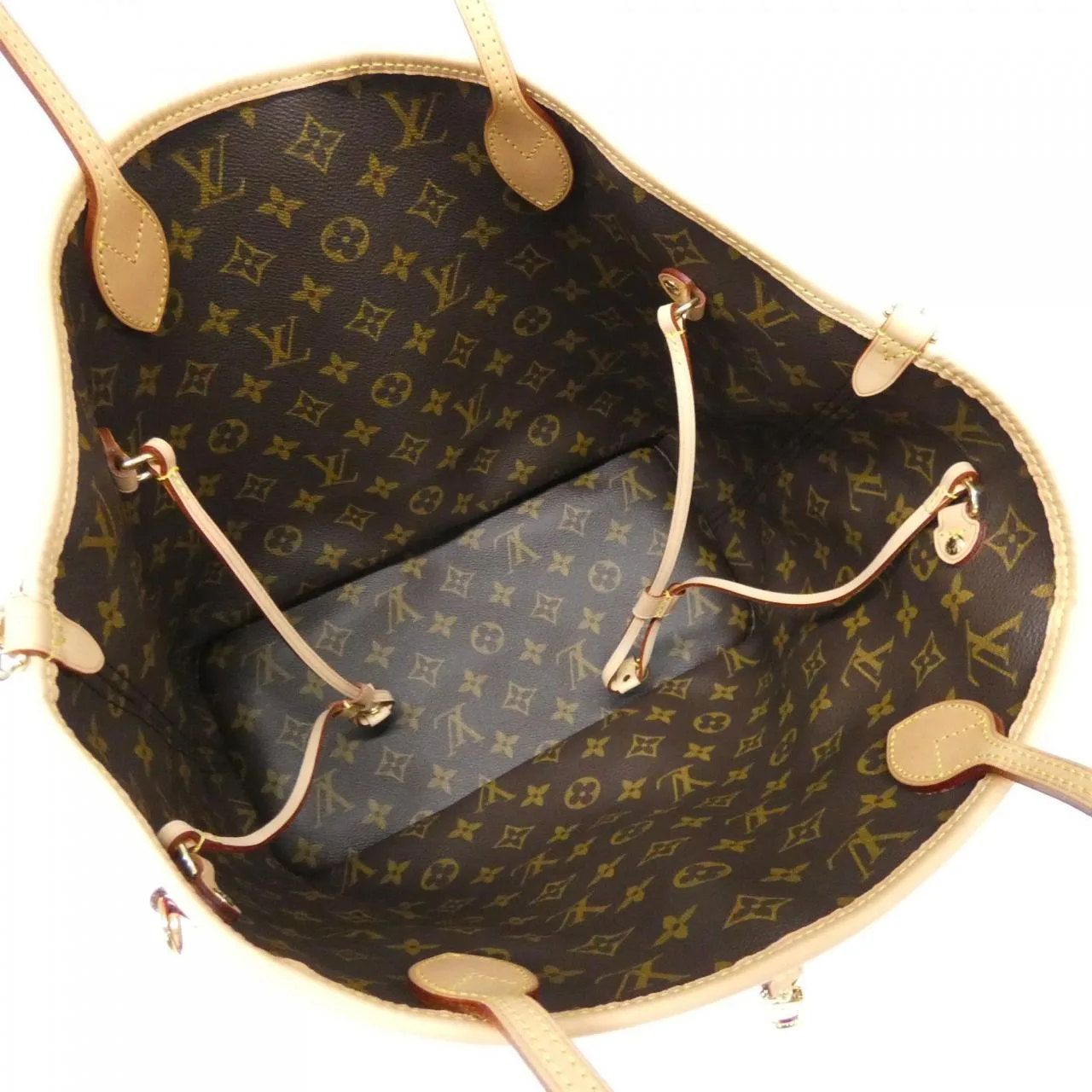 LOUIS VUITTON Neverfull M12096 Tote Monogram Rouge Monogram Rank A - Thumbnail 7