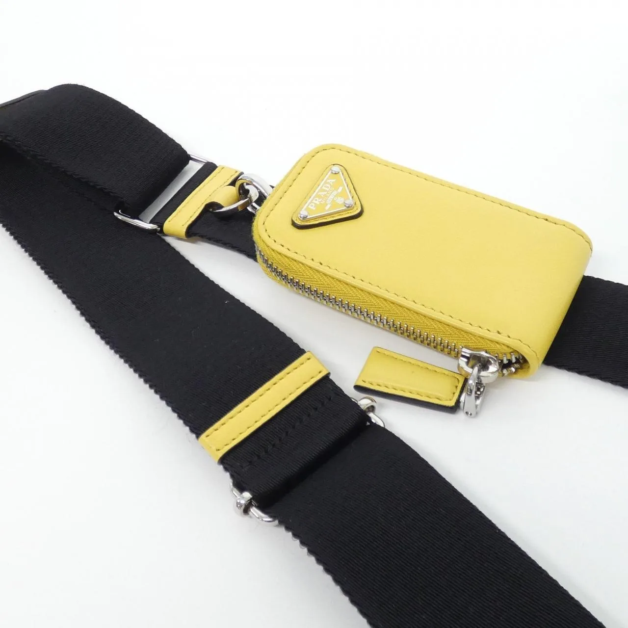 PRADA 1BH190 Shoulder 黑色 中古品A - 縮圖 6