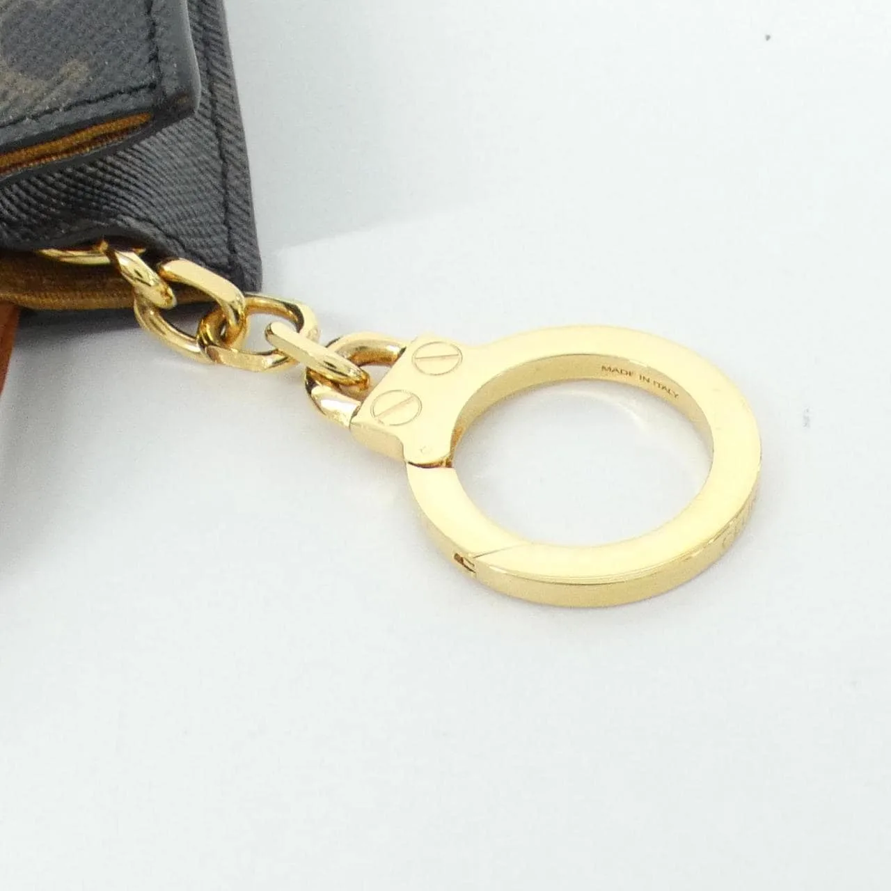 CELINE Cabas 10I492CZ1 Key Case Canvas Black Canvas Rank A - Thumbnail 6